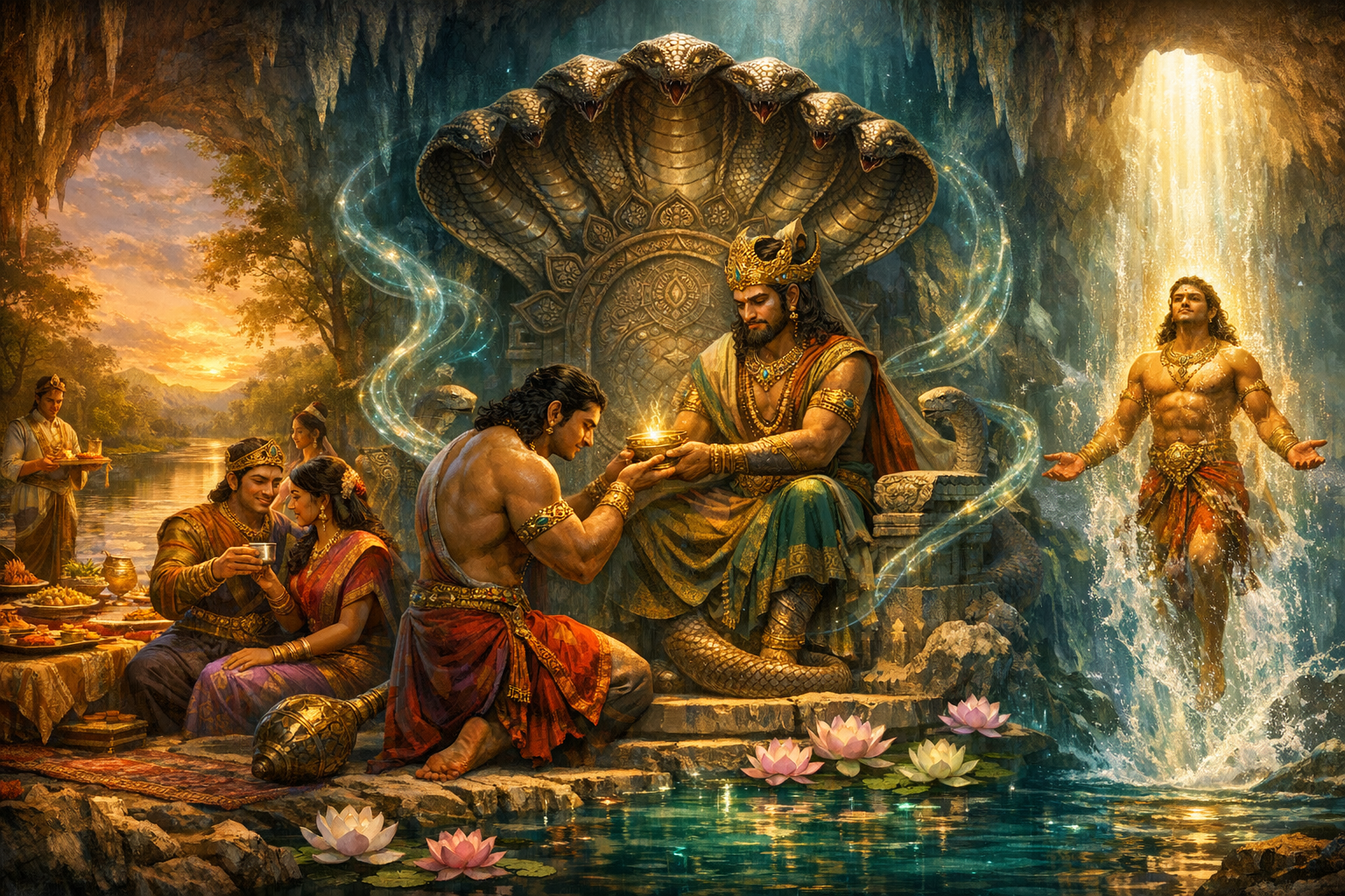 Duryodhana’s Poison Plot, Bhima’s Naglok Descent, and King Aryak’s Divine Empowerment