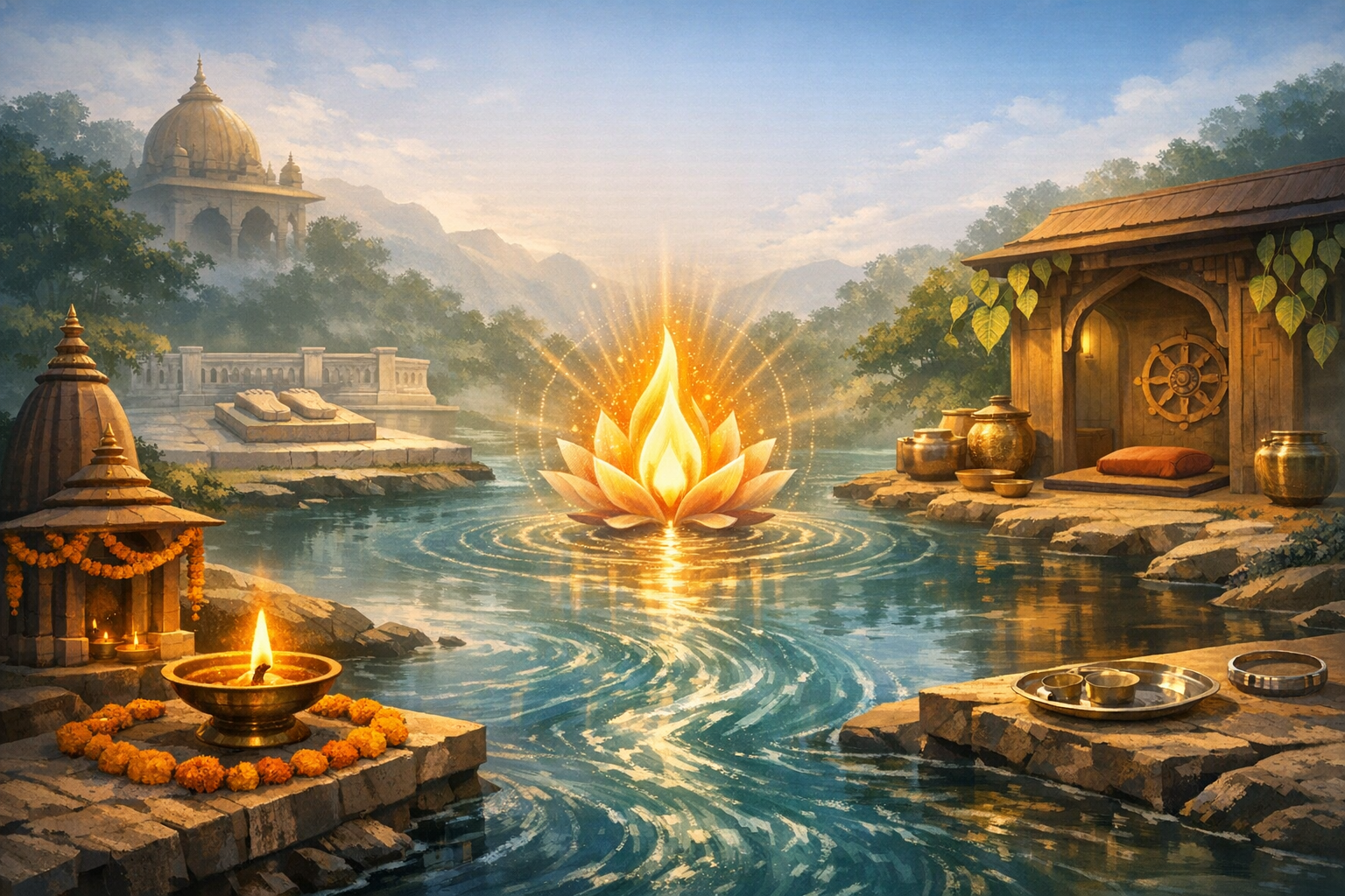 The Thirst That Remains: A Transformative Journey Across Hindu, Buddhist, Jain, and Sikh Wisdom