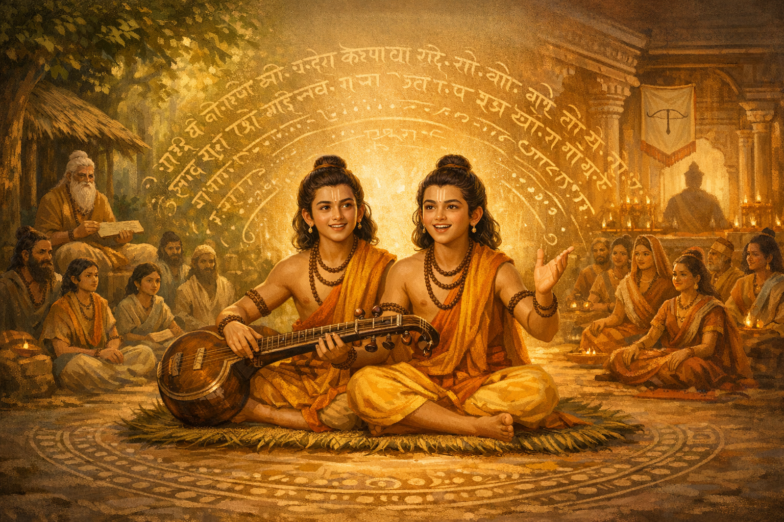 Lava and Kusha’s Divine Recital: How Valmiki’s Ramayana First Echoed Through Ayodhya