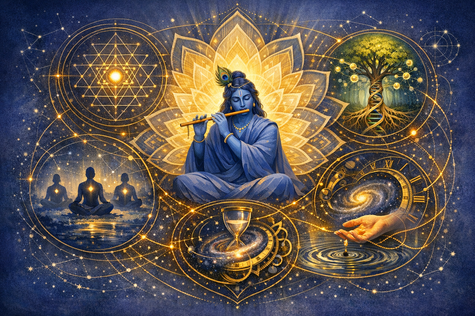 Unlocking Complete Knowledge: Krishna and the Five Realities in a Dharmic, Unified Perspective
