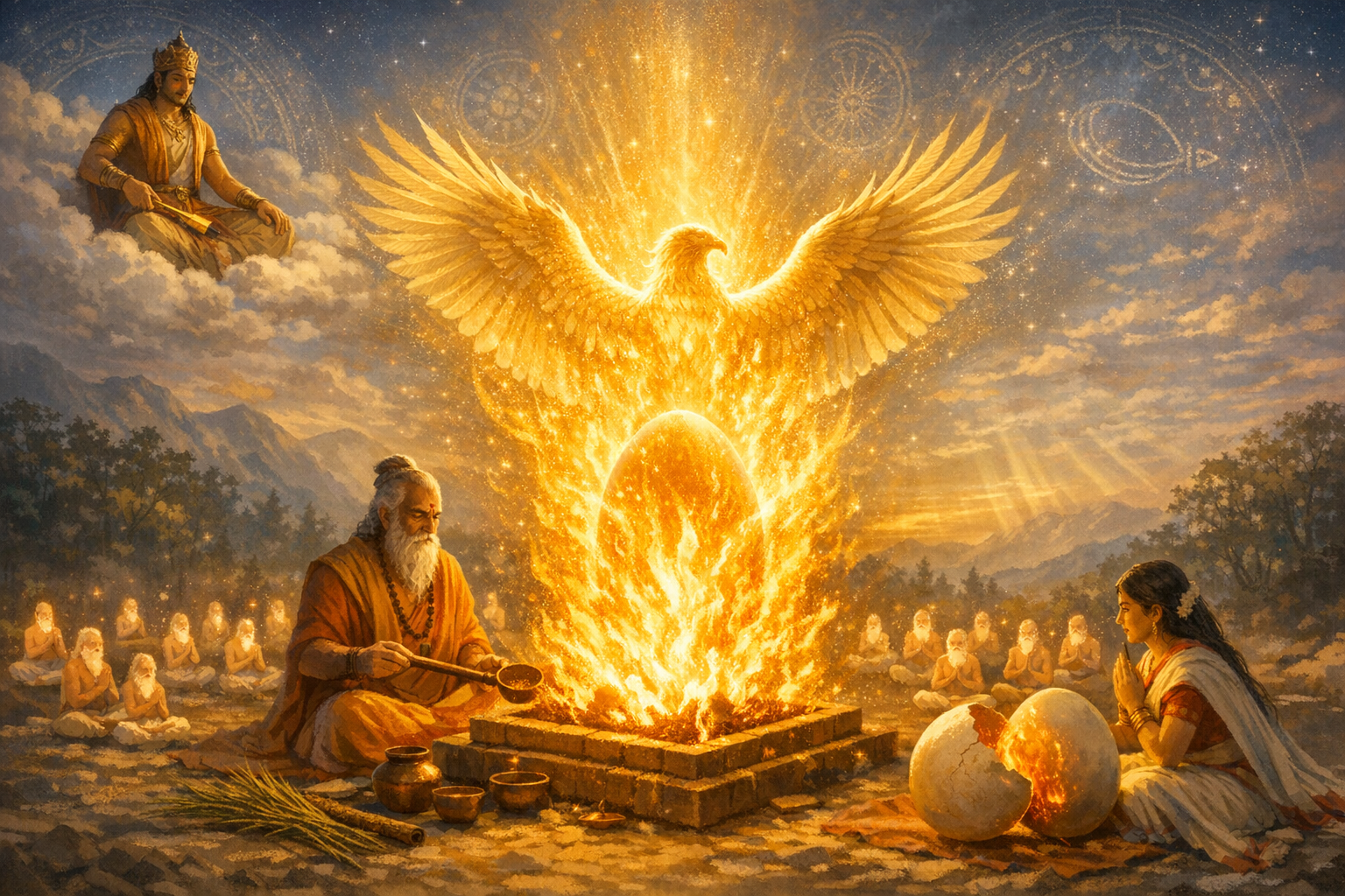 Birth of Garuda: Indra’s Arrogance vs Balakhilya Resolve in Kashyapa’s Sacred Yajna