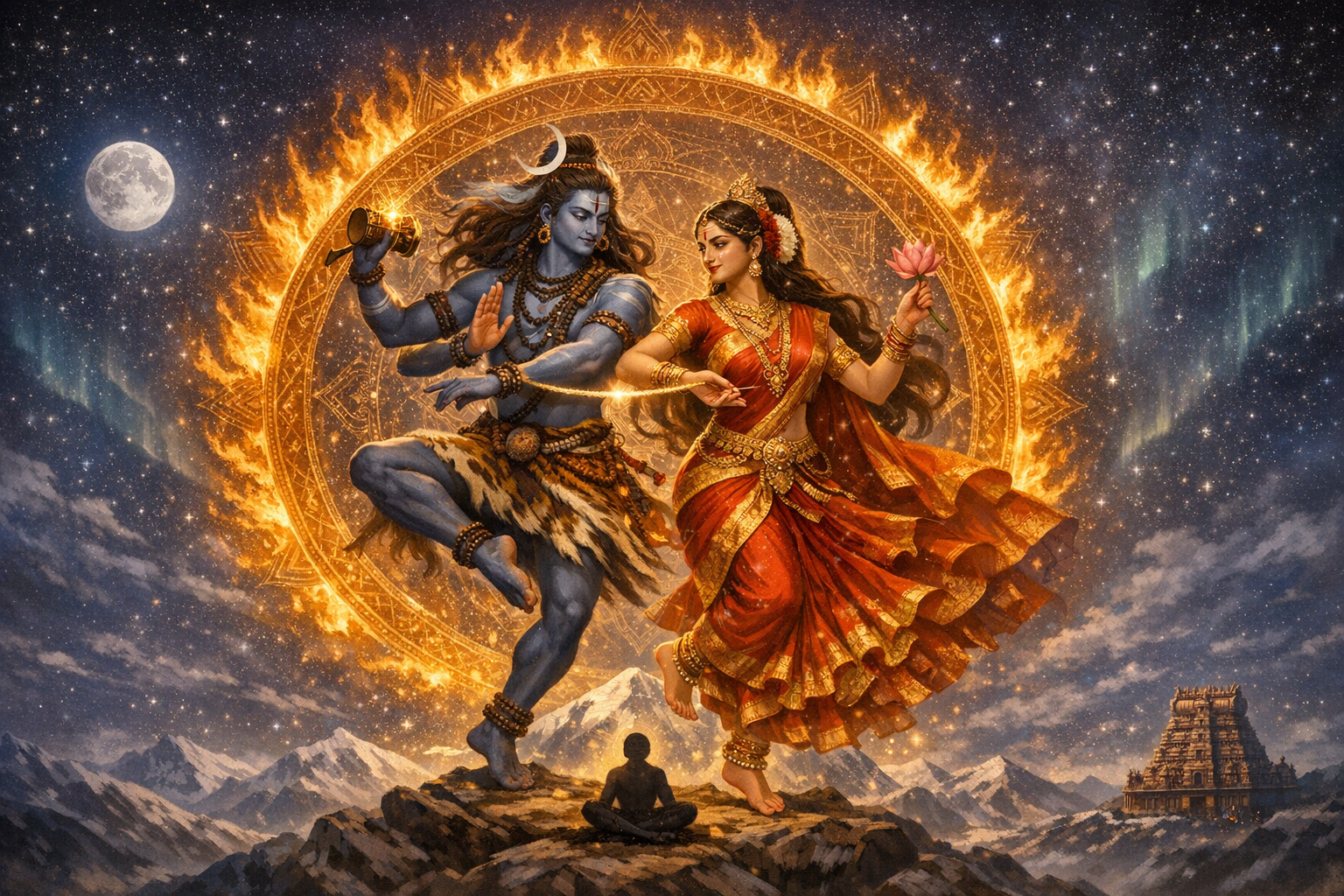 Shiva–Shakti Raasa Leela: Unveiling the Cosmic Dance of Love, Consciousness, and Creation
