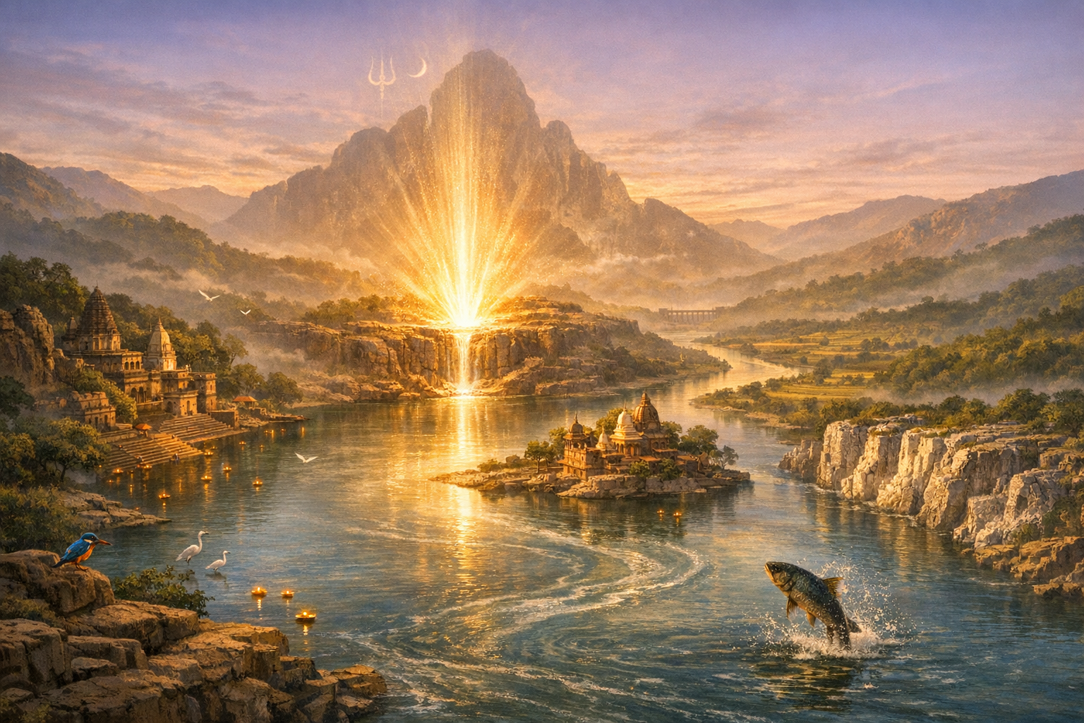 Narmada River’s Sacred Genesis: How Shiva’s Tapasya Shaped India’s Spiritual and Ecological Lifeline