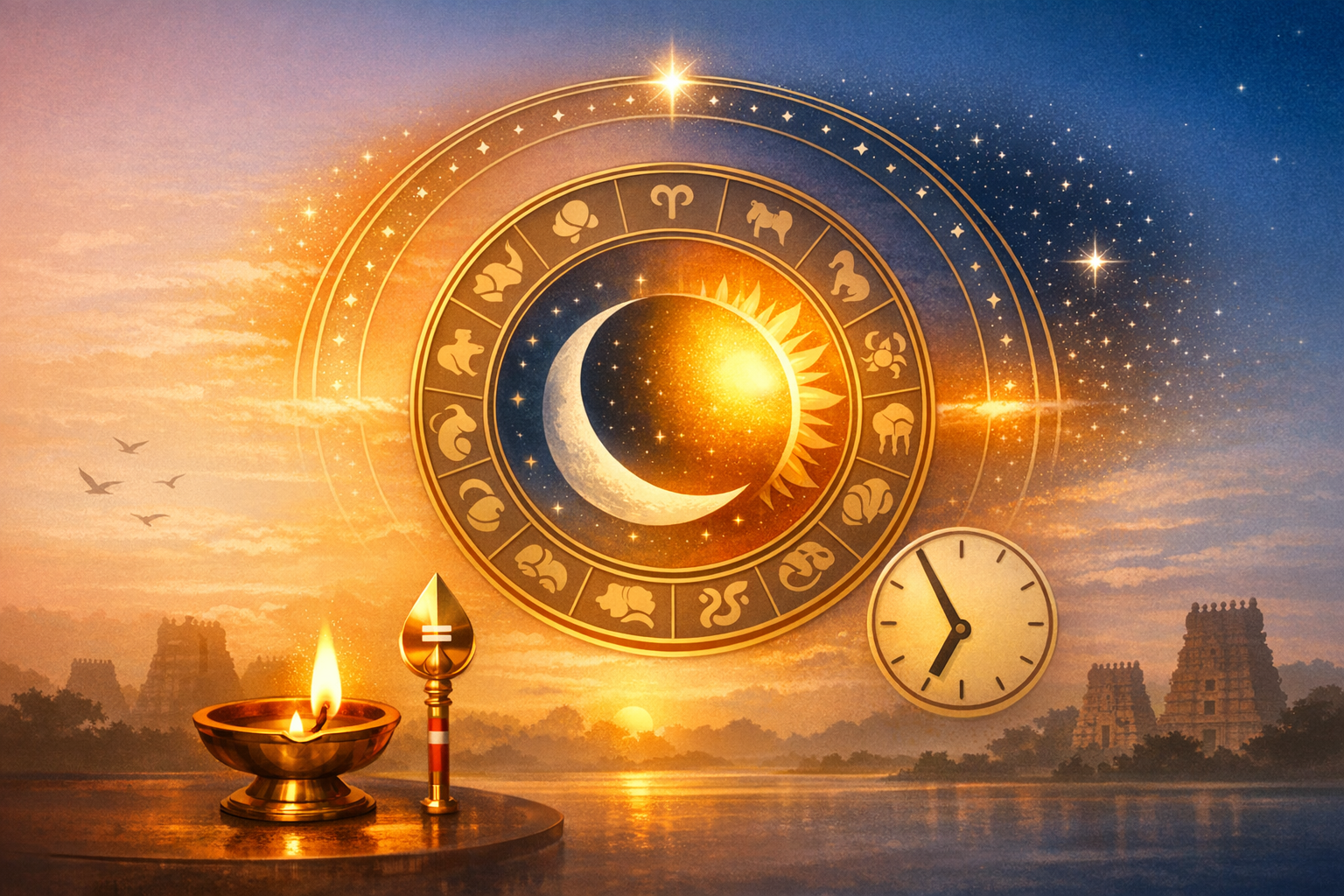 March 24, 2026 Panchang: Shukla Paksha Sashti to Saptami, Auspicious Timings, Nakshatra & Rashi