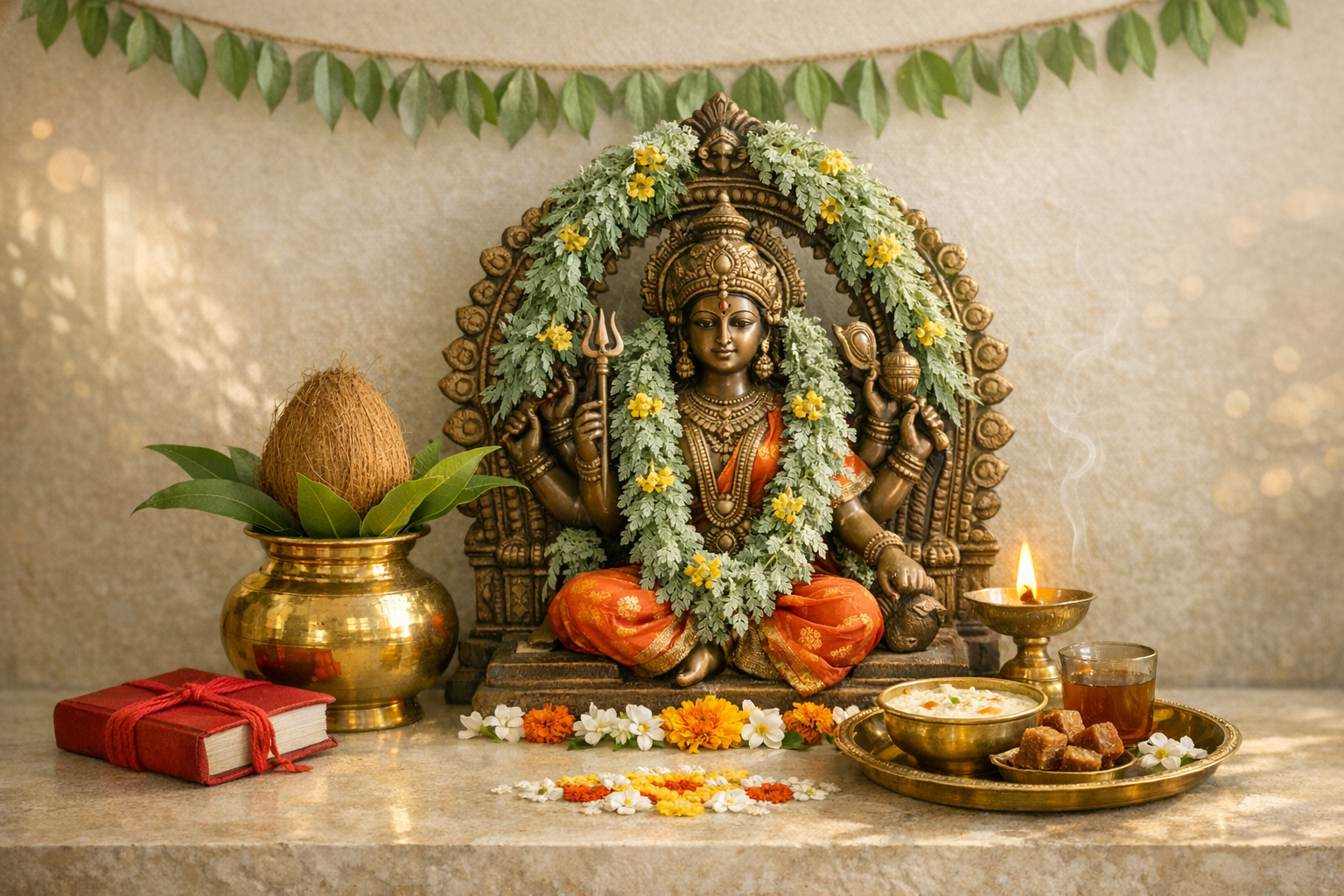 Devi Damanotsav 2026: Damana Leaf Adornment, Durga Navami Rites, and Deeper Meanings