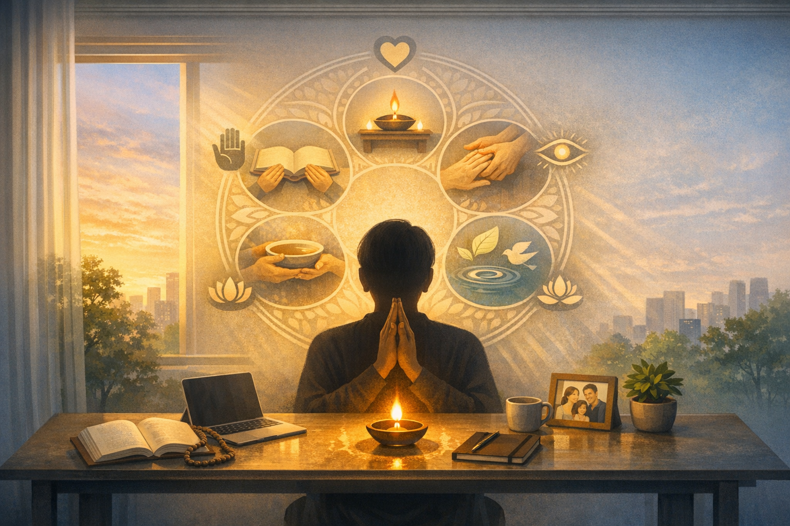 Beyond 24×7 Devotion: A Dharmic Guide to Spiritualizing Every Daily Action