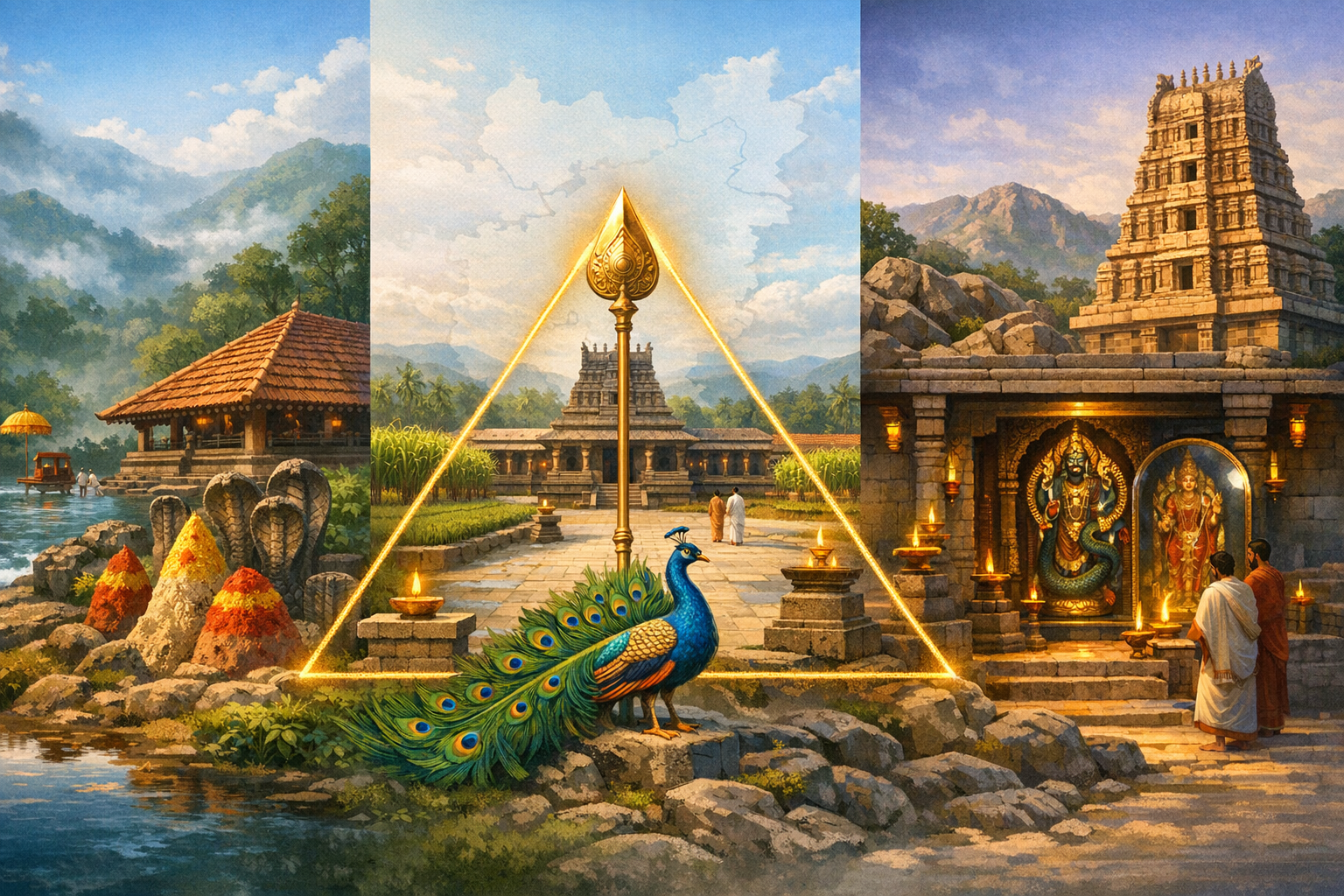 Adi, Madhya & Anthya Subramanya: A Scholarly Pilgrimage Across Karnataka’s Sacred Triad