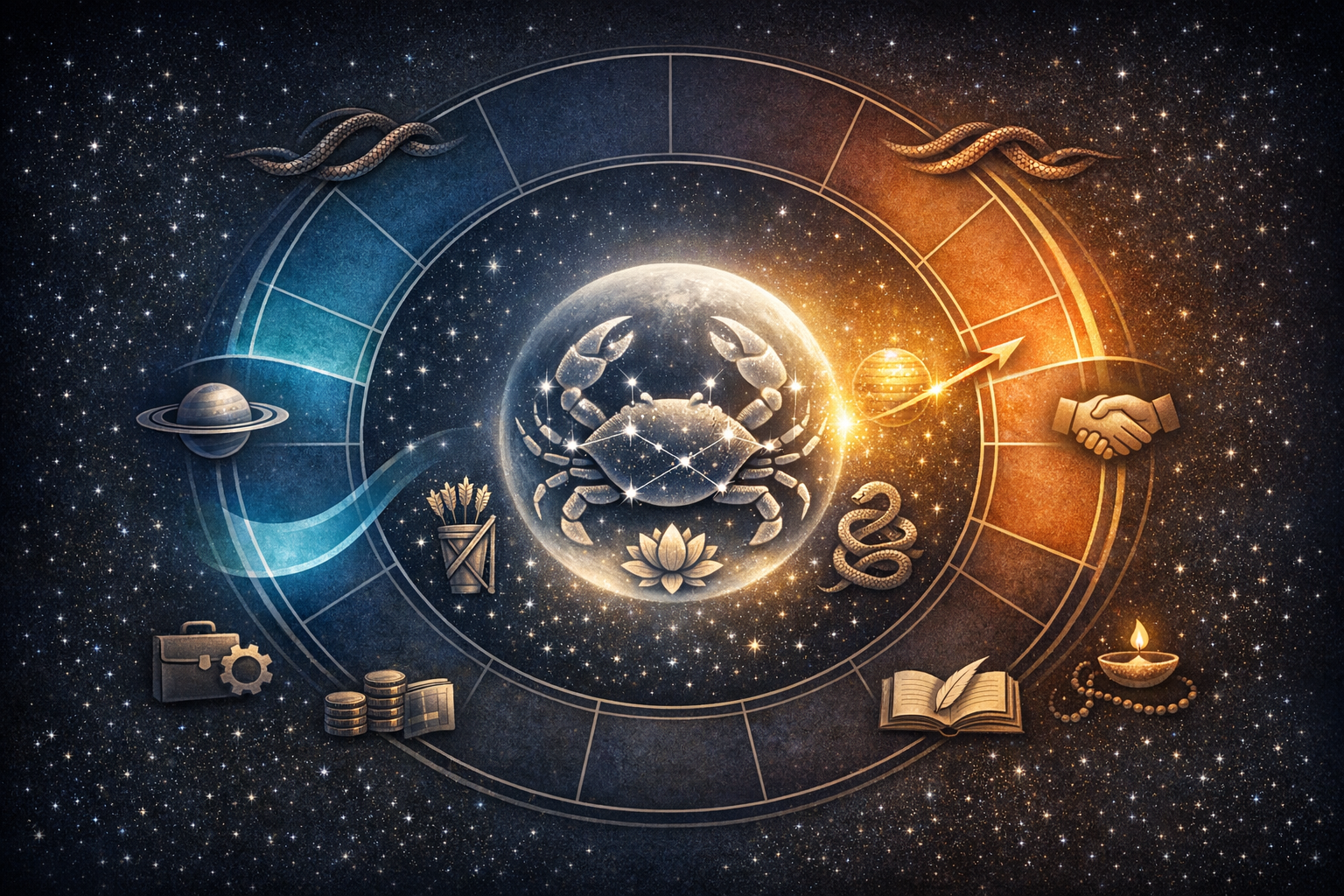 Karka Rashi 2026–2027: Powerful Vedic Forecast for Cancer Moon Sign with Gochar & Remedies