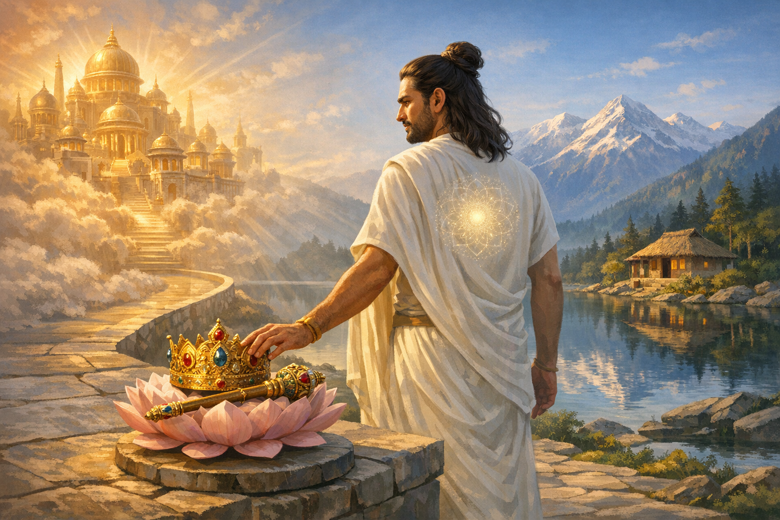Beyond Indra’s Heaven: King Arishtanemi’s Bold Renunciation and Yoga Vasishta’s Vairagya