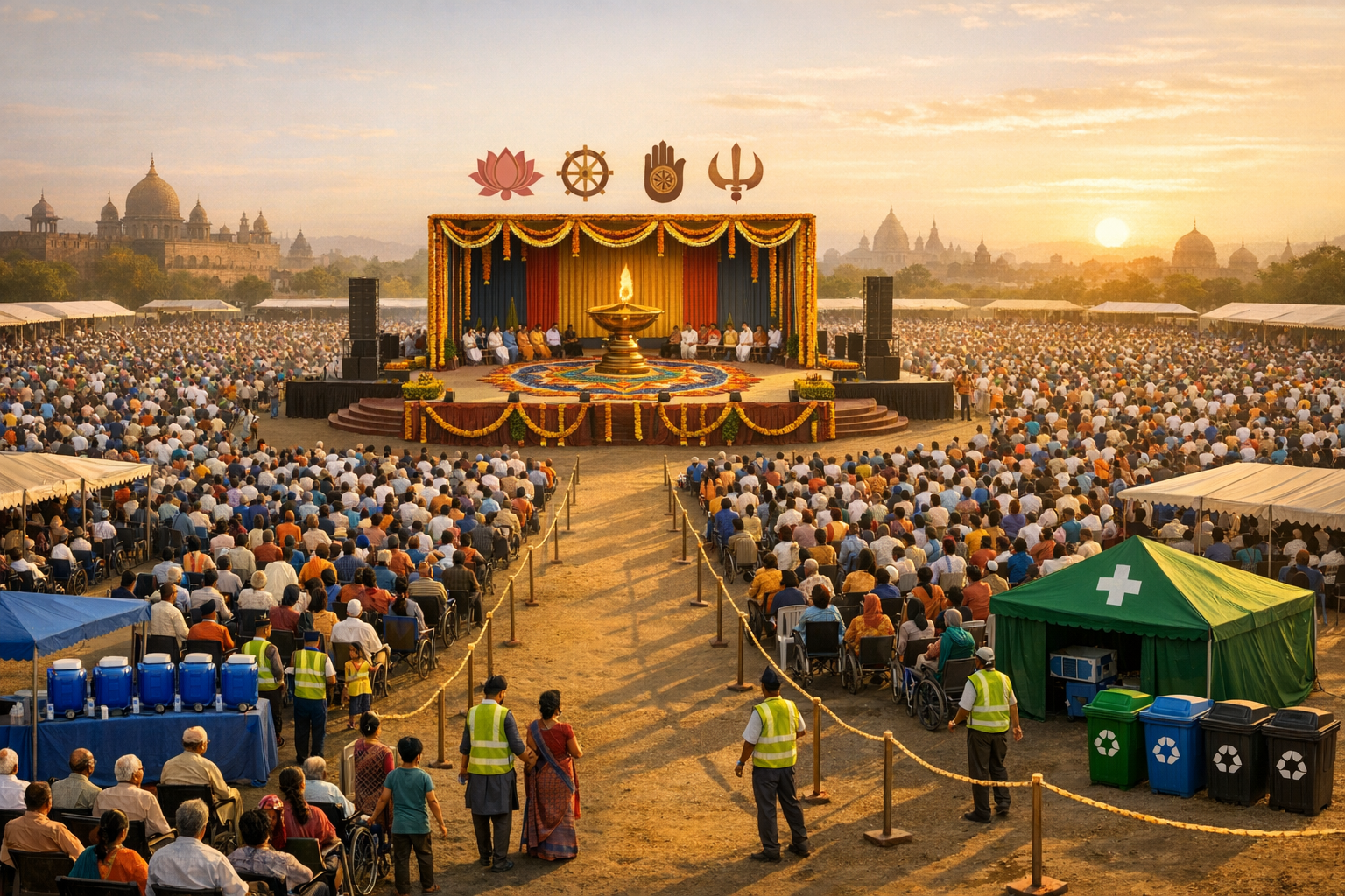 4,000+ Gather in Chhatrapati Sambhajinagar for Hindu Rashtra-Jagruti Sabha, Affirming Dharmic Unity