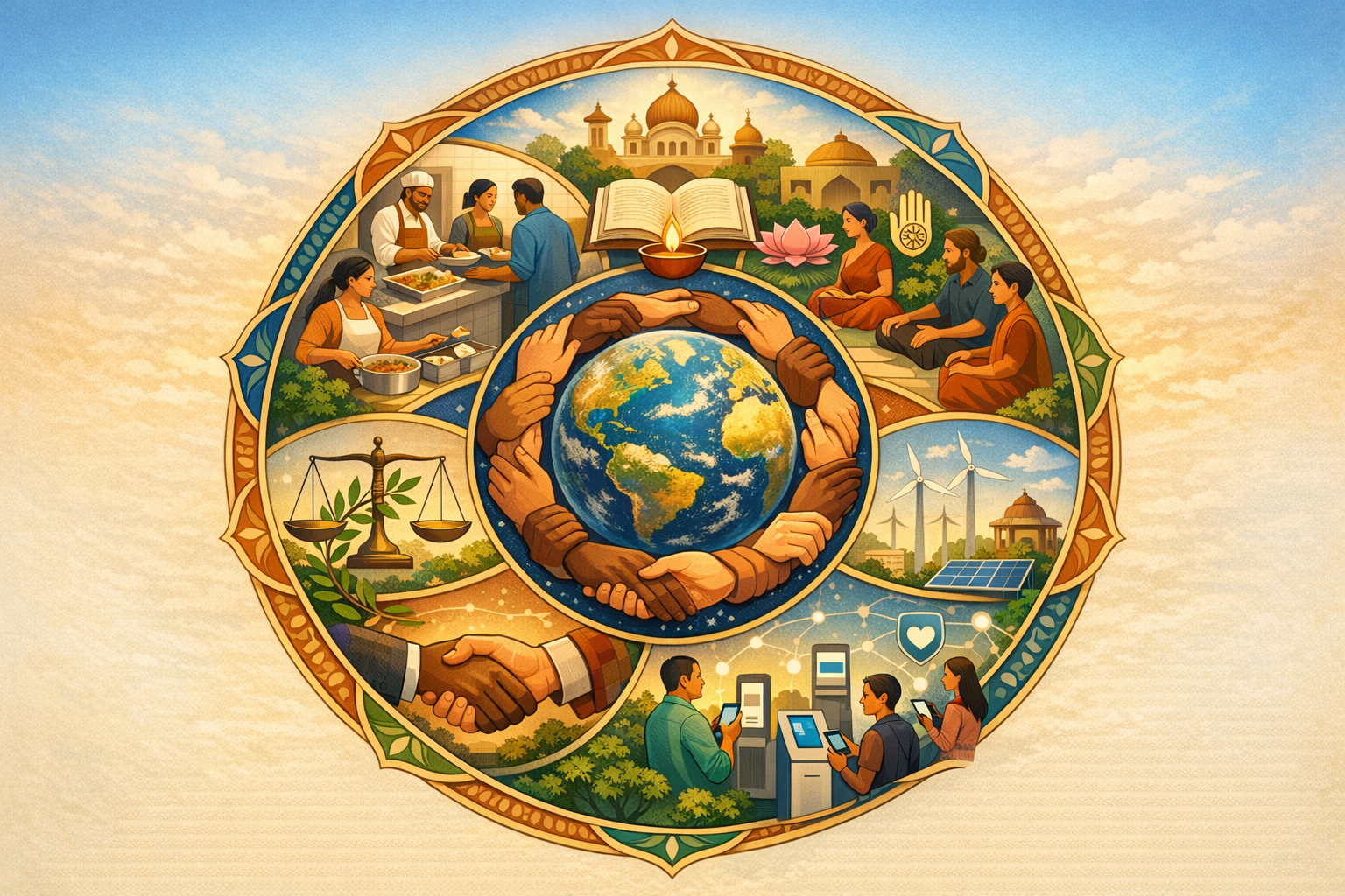 Vasudhaiva Kutumbakam Today: A Dharmic Blueprint for Unity, Security, and Shared Prosperity