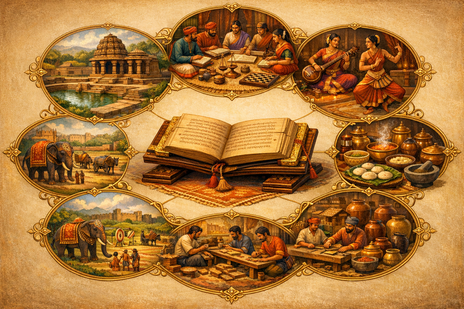 Manasollasa Unveiled: A 12th‑Century Masterwork of Indian Statecraft, Arts, and Cuisine