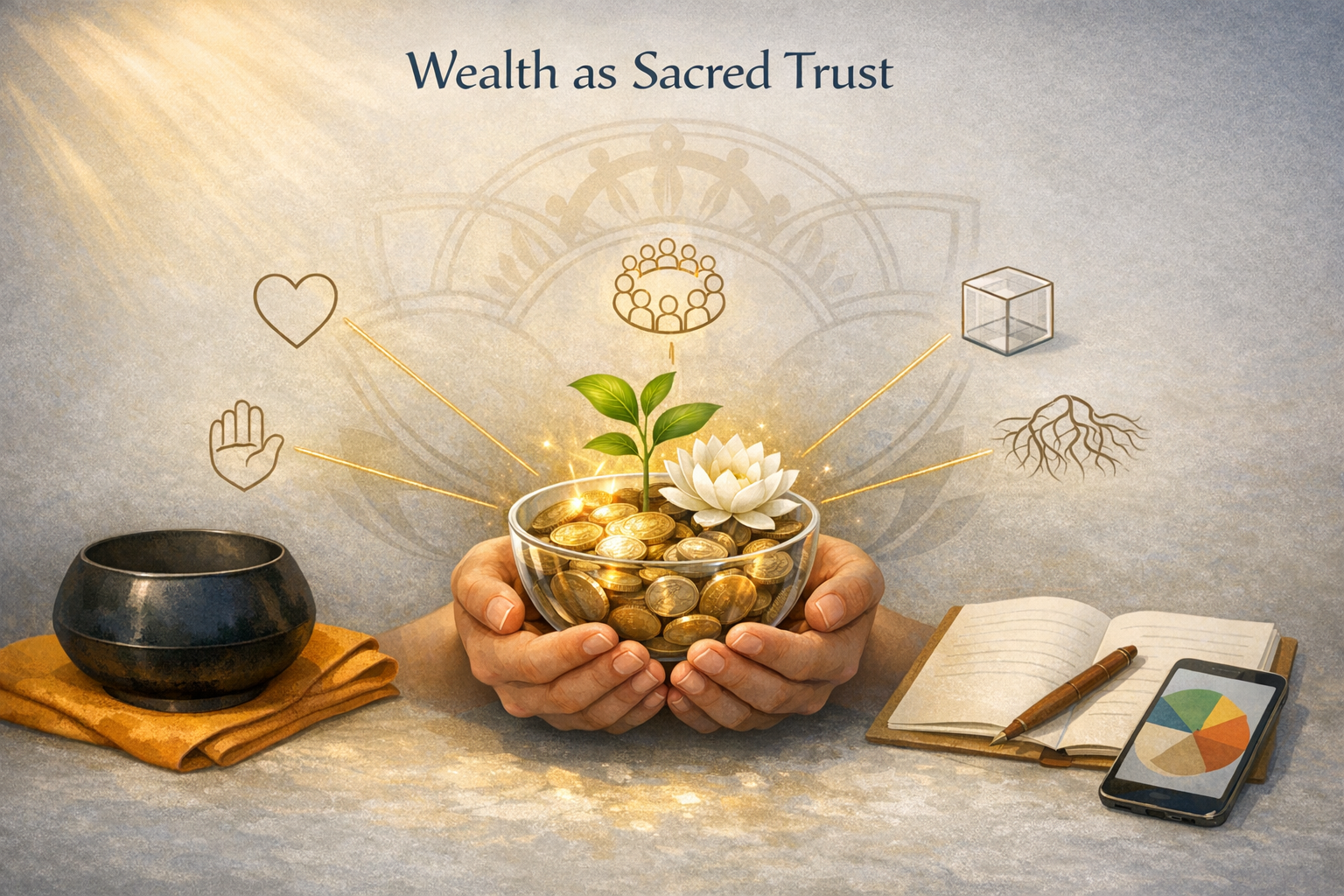 Wealth as Sacred Trust: Dharmic Principles for Money, Integrity, and Inner Freedom