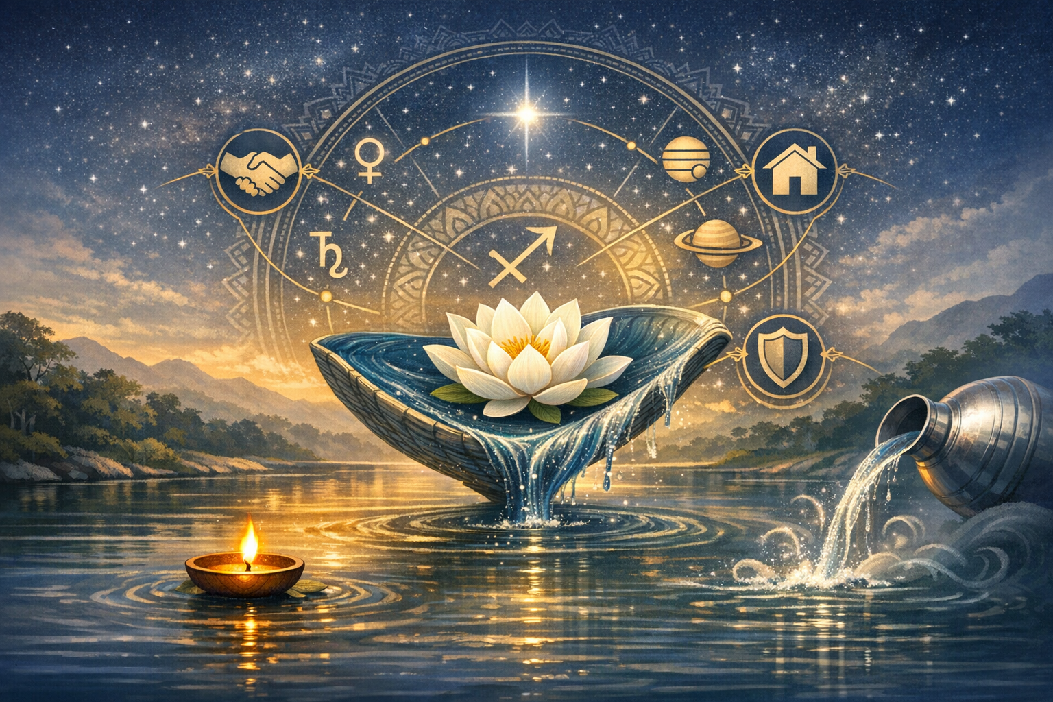 Poorvashada (Pooradam) Nakshatra 2026–2027: Precise Transit Predictions, Remedies, and Growth