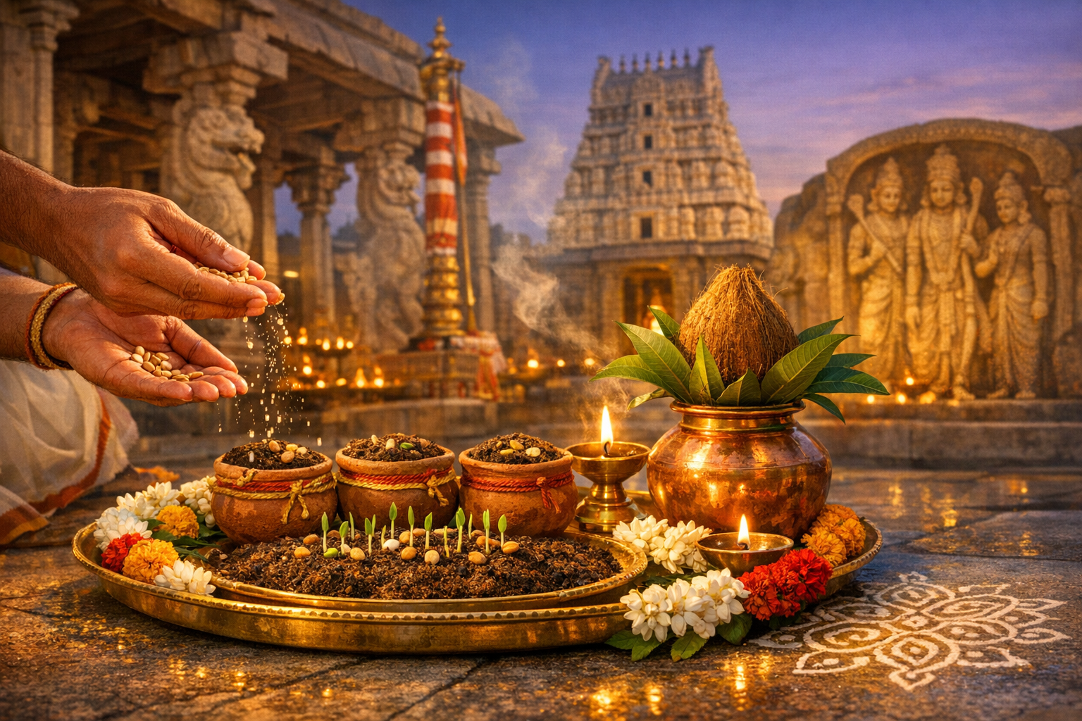 Ankurarpana at Vontimitta (26 March 2026): Sacred Prelude to Sri Rama Brahmotsavams