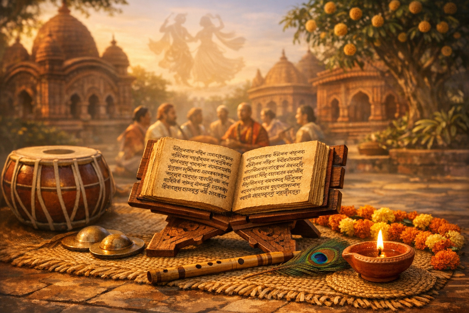 Chandidasa’s Sri Krishna Kirtana: A Luminous 15th-Century Bengali Masterpiece of Bhakti Rasa