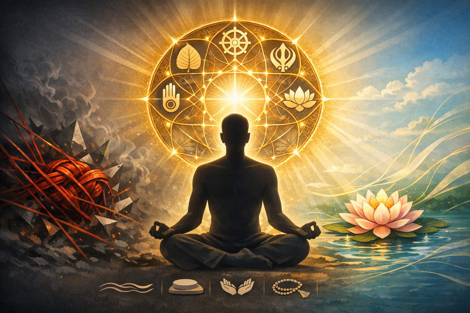 Ego (Ahamkara), Conflict, and Liberation: A Dharmic Synthesis with Practical Tools for Peace
