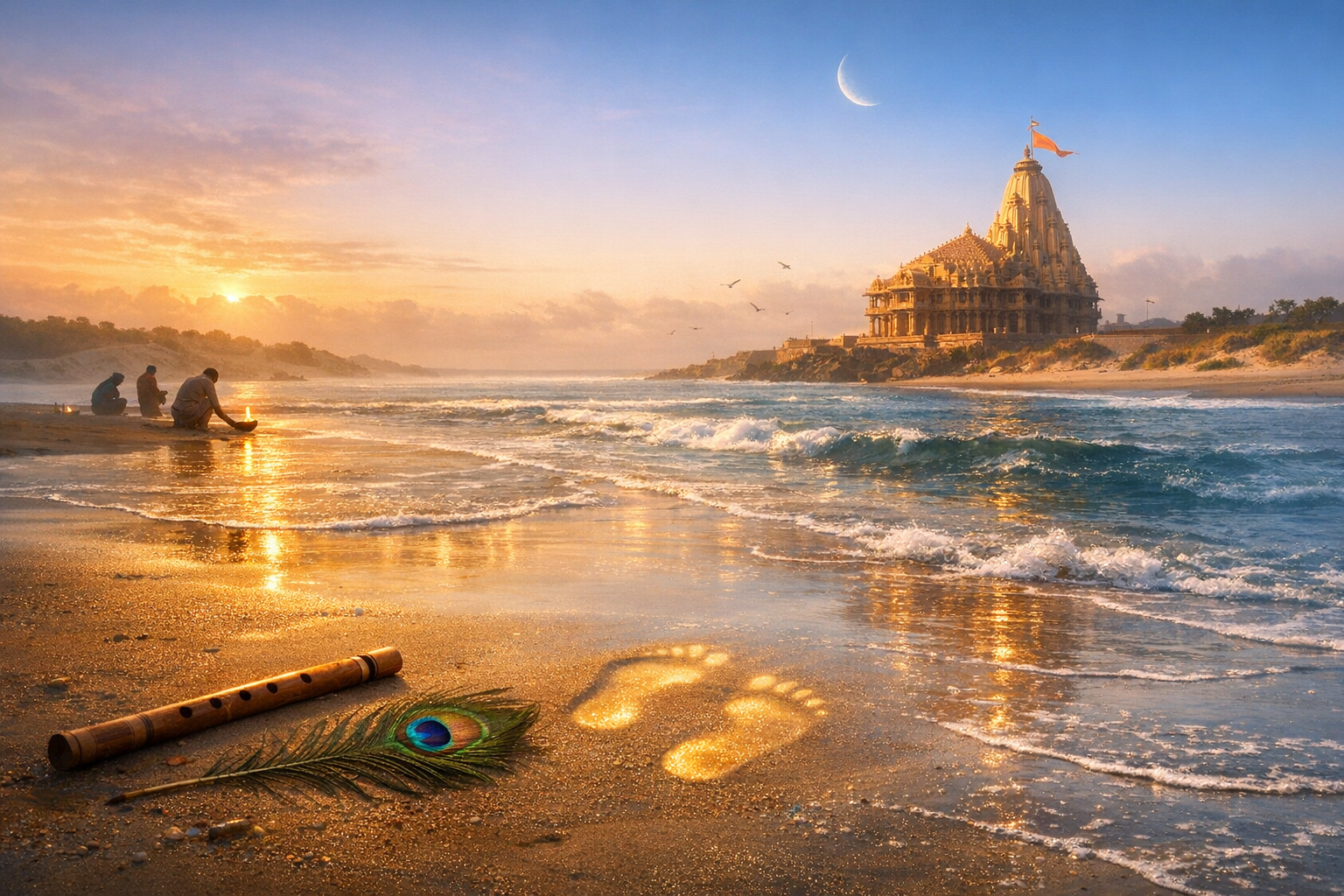 Prabhasa Patan’s Timeless Confluence: Where Krishna Departed and Somnath Inspires Unity