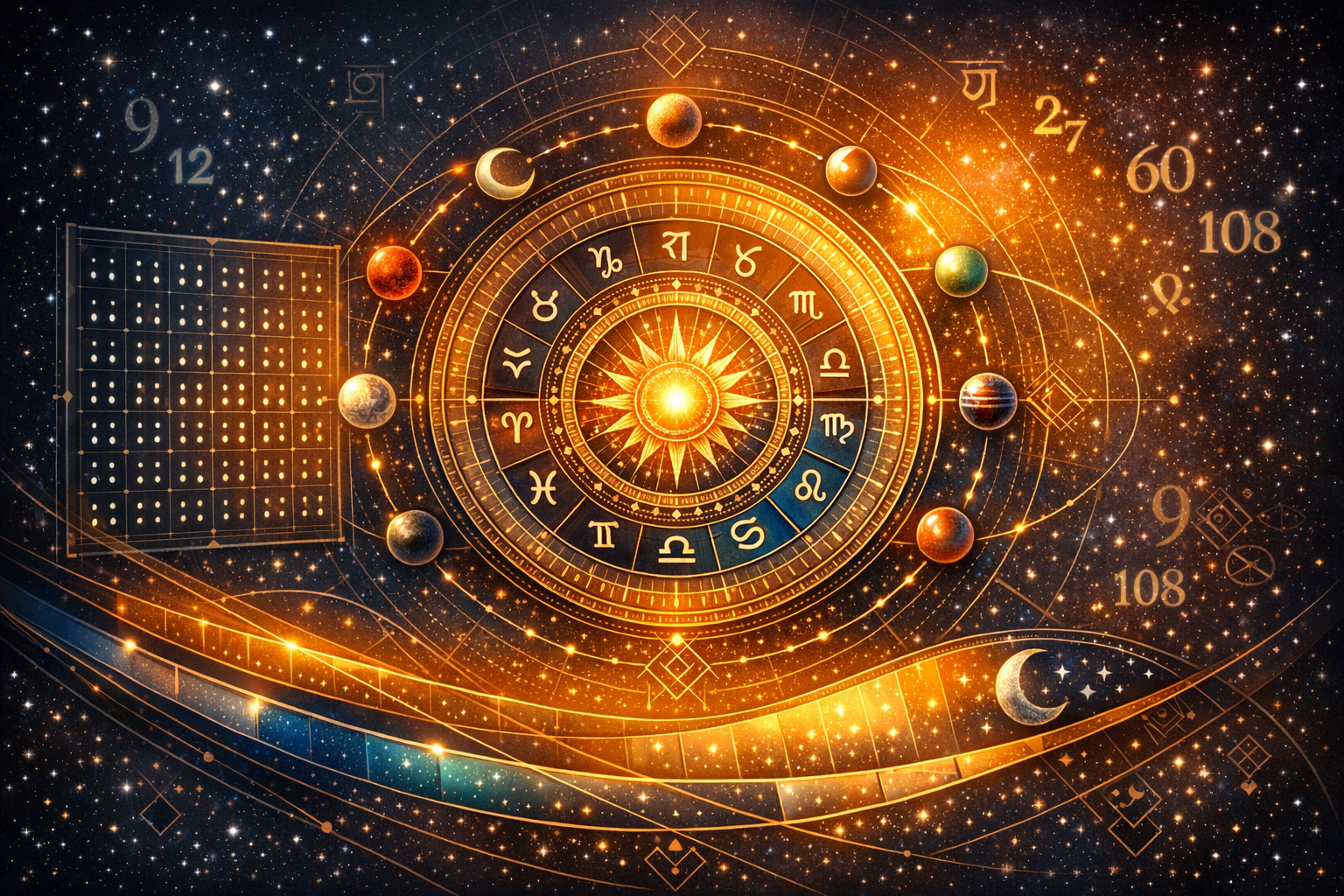 Astro-Numerology in Hinduism: A Definitive Guide to Ashtakavarga, Rashi, Nakshatras, and Time