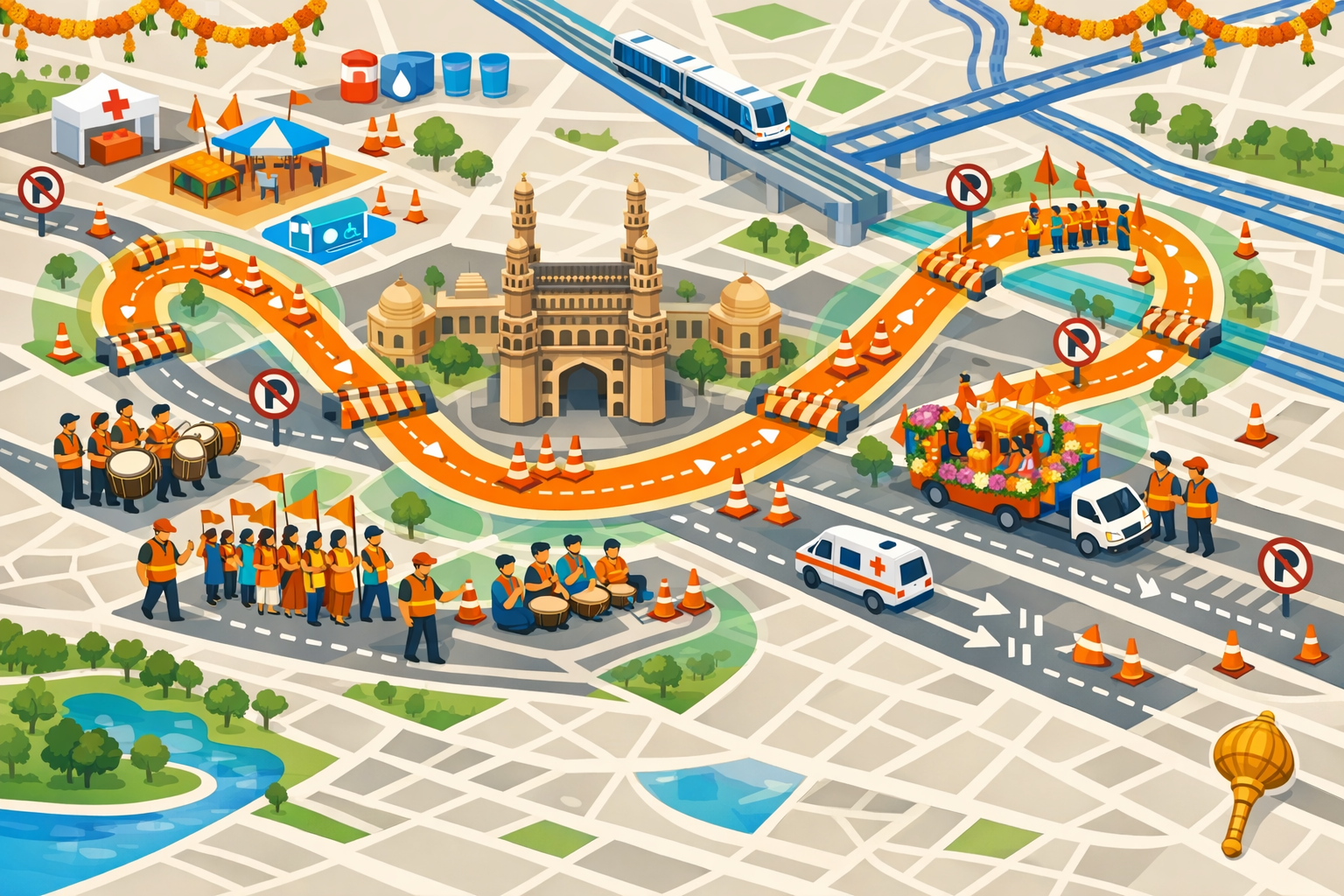 Hyderabad Hanuman Jayanti 2026 Shobha Yatra: Comprehensive Route Map, Diversions, and Safety Guide