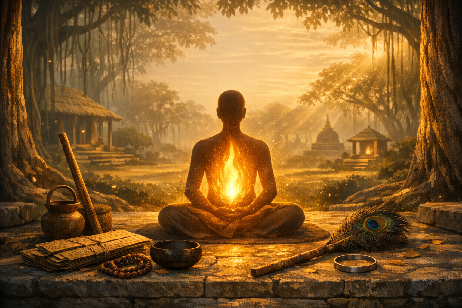 Ancient Roots of Renunciation: Vedas, Upanishads, and the Living Dharma of Monastic Life