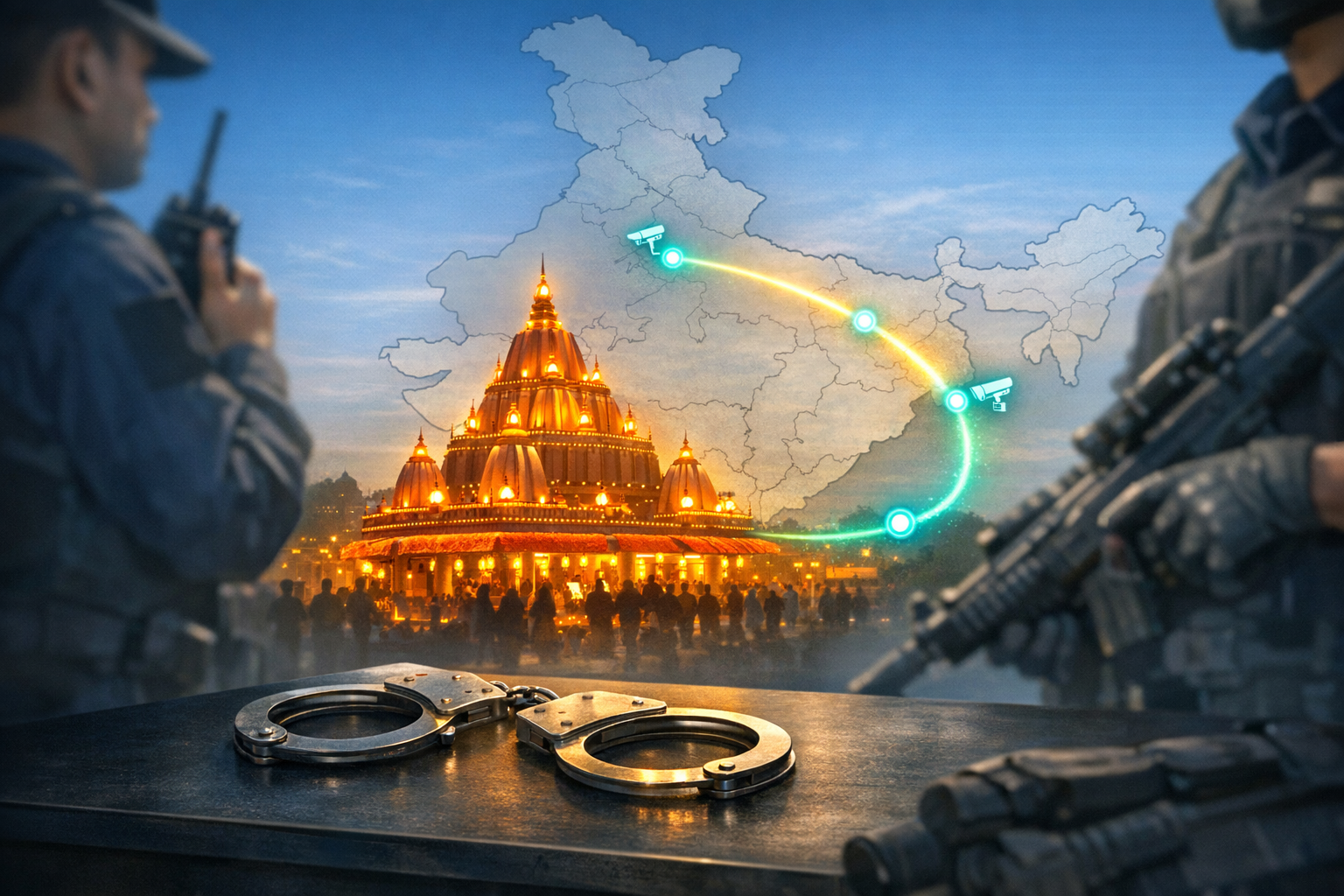 LeT Handler Arrested Near Delhi; Kolkata Hub Exposed, ‘Kalkaji Temple Among Targets’ Reported