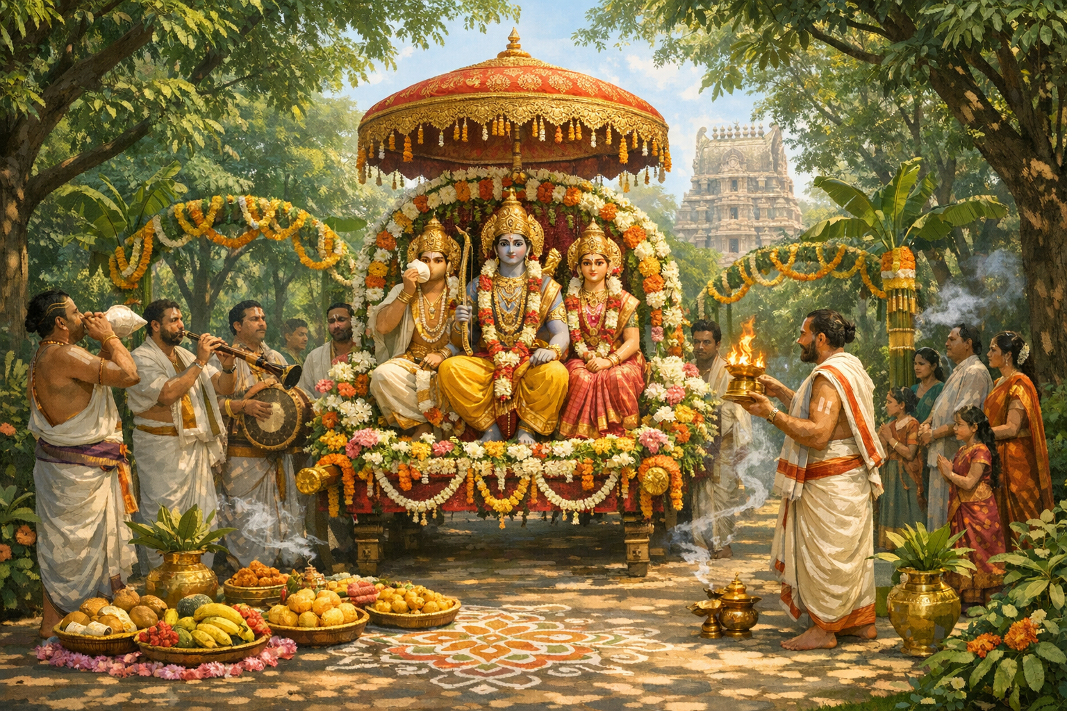 Repakula Subbamma Thota Utsavam, Tirupati: Sacred Garden Procession at Sri Kodandarama Swamy Temple