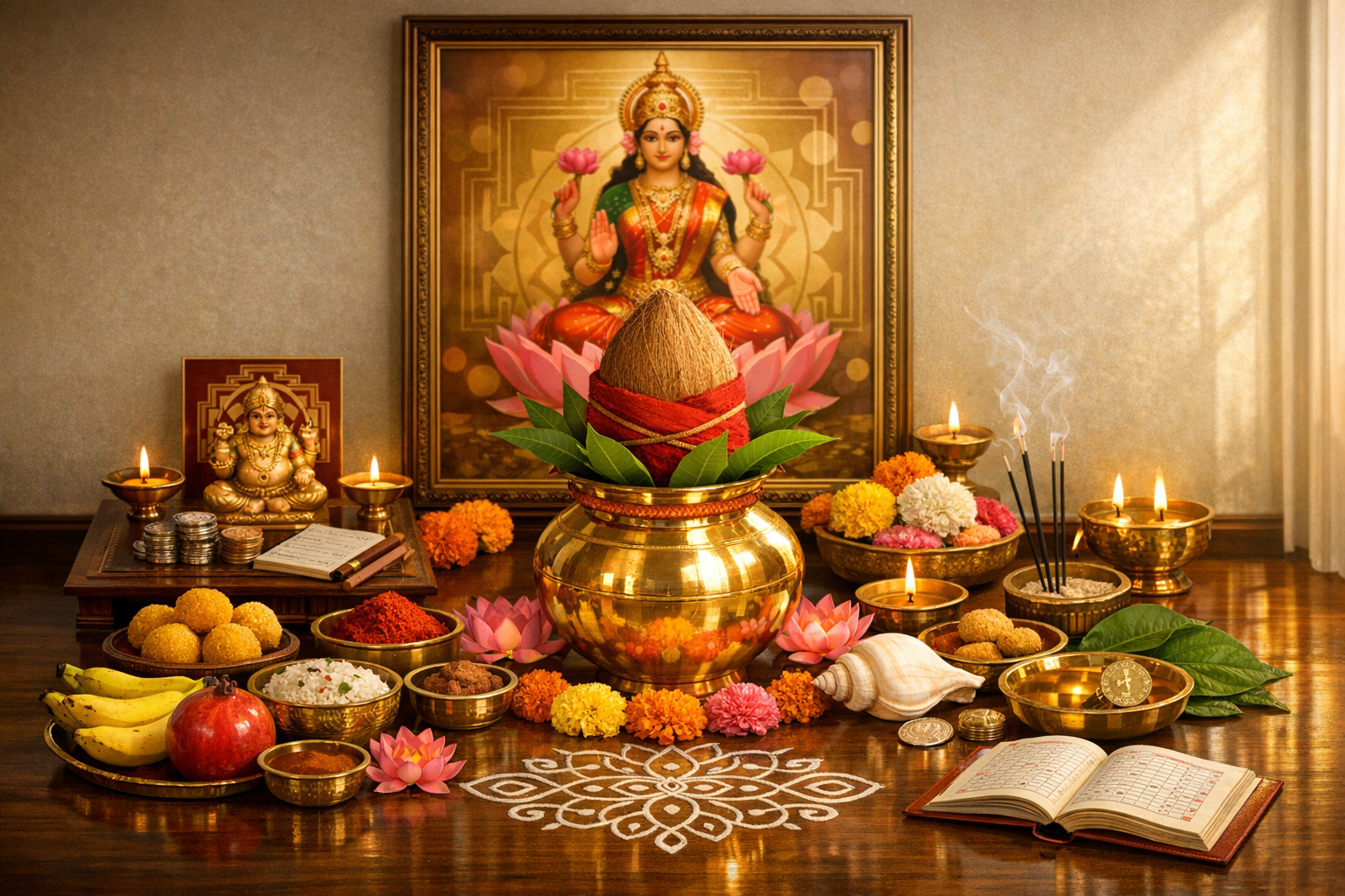 Akshaya Tritiya Lakshmi Puja: Auspicious Timings, Kubera Vidhi, and Proven Ritual Steps