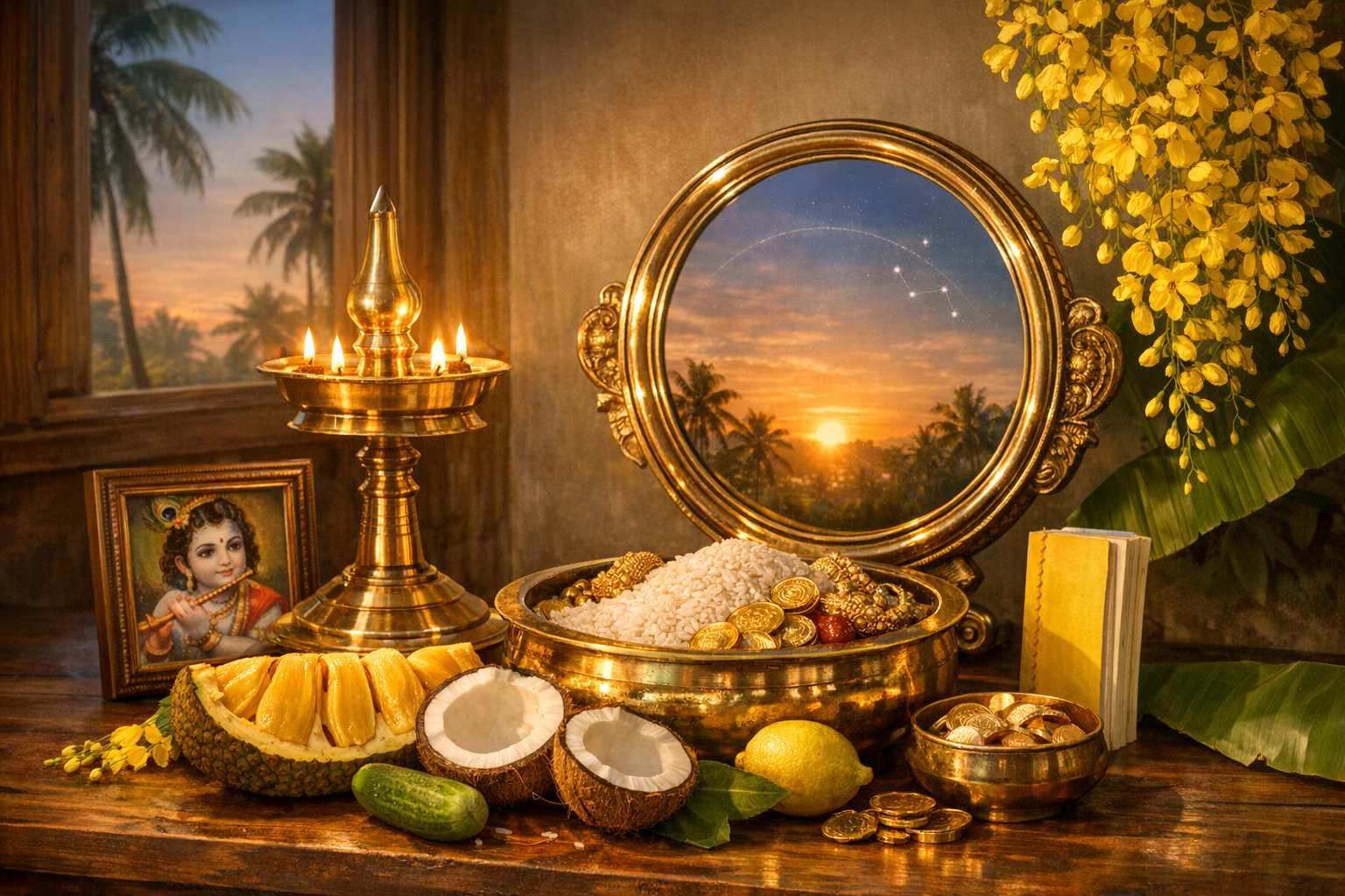 Vishu’s Timeless Mahatmya: Rituals, Astronomy, and the Soul of Kerala’s New Year