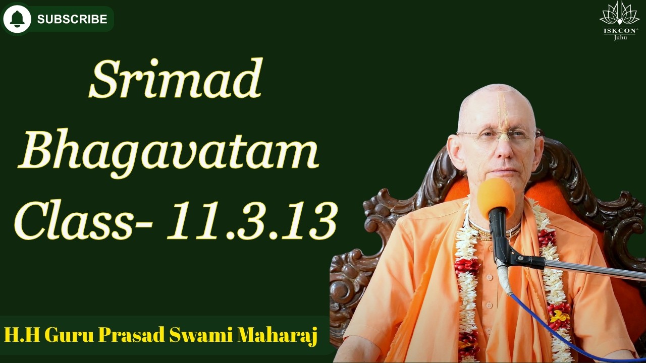 Srimad Bhagavatam 11.3.13: Detachment, Sacred Stewardship, and Seva for Lasting Peace