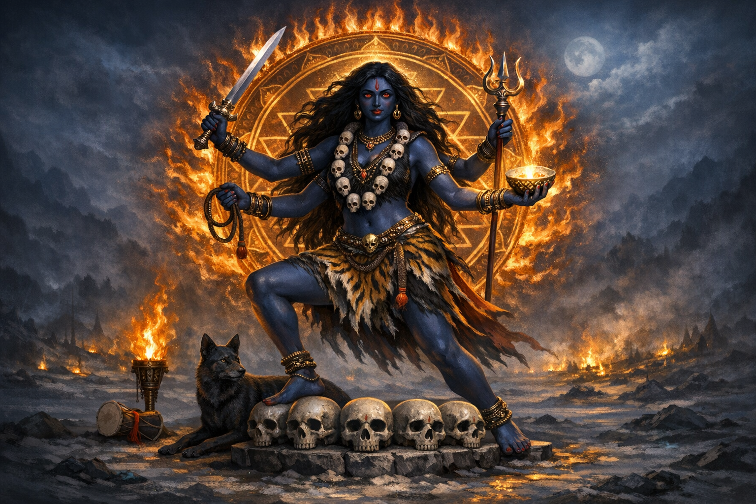 Unveiling Kritya Devi: Fearsome Guardian Goddess Iconography, Tantric Symbols, and Protection