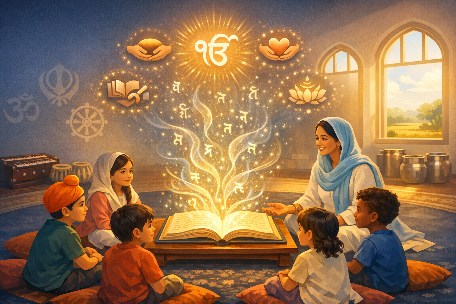 Sikhi Through Story: Evidence‑Based, Gurmat‑Aligned Narratives for a Dharmic Unity Vision