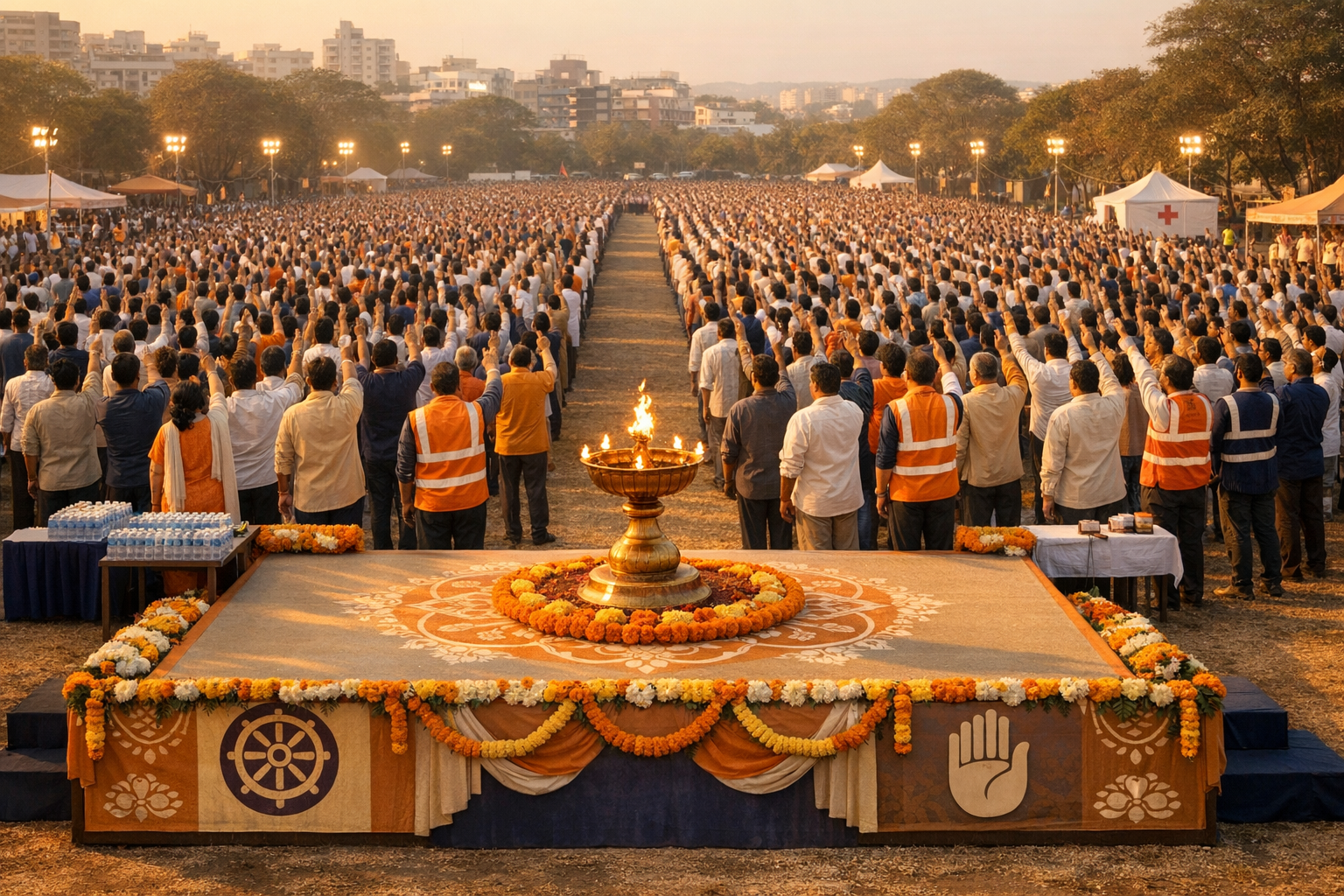 Pune’s Hadapsar Hosts 11,000+ at Hindu Rashtra-Jagruti Sabha for a Powerful Dharma Pledge