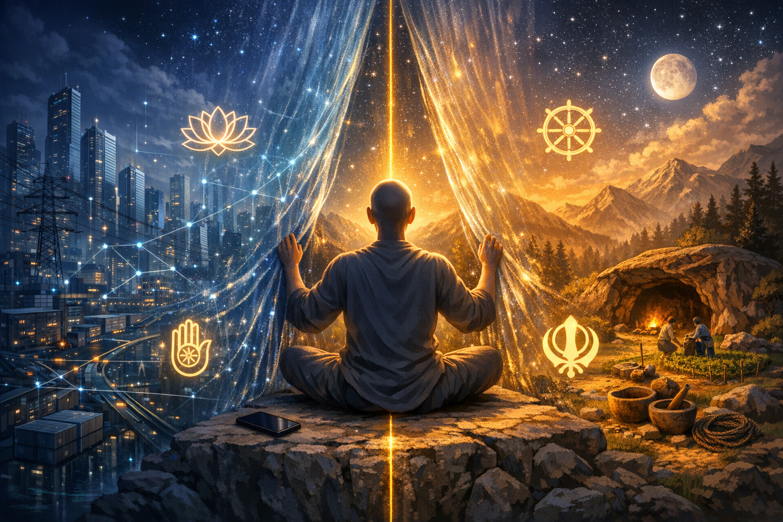 The Illusion of Progress: Maya, Modern Helplessness, and Dharmic Paths to Resilience