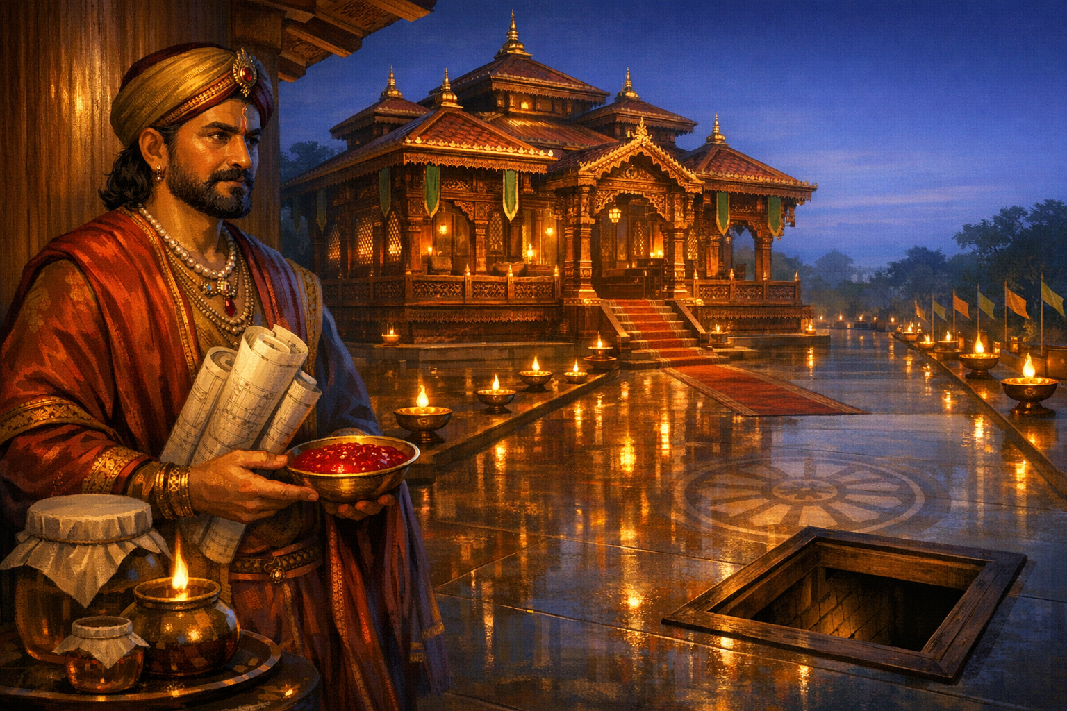 Purochana in the Mahabharata: Lac Palace Conspiracy, Fatal Loyalty, and Dharmic Lessons