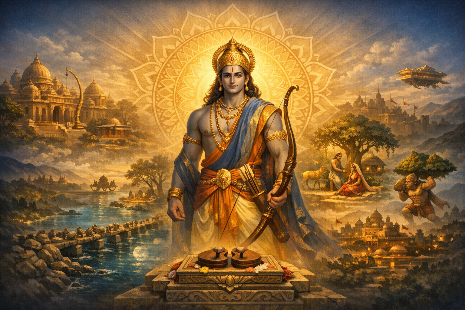 Ramayana in Brief: A Powerful, Immersive Summary of Lord Rama’s Epic, Dharma, and Legacy