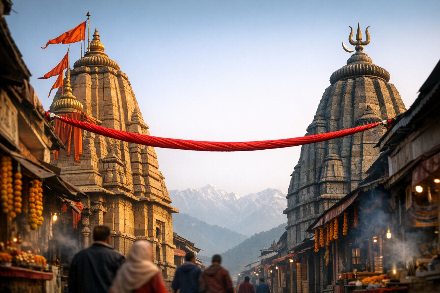 Nagarkot’s Sacred Red Silk Rope: Uniting Brajeshwari Devi and Vaidyanath—Ritual, Symbol, Science