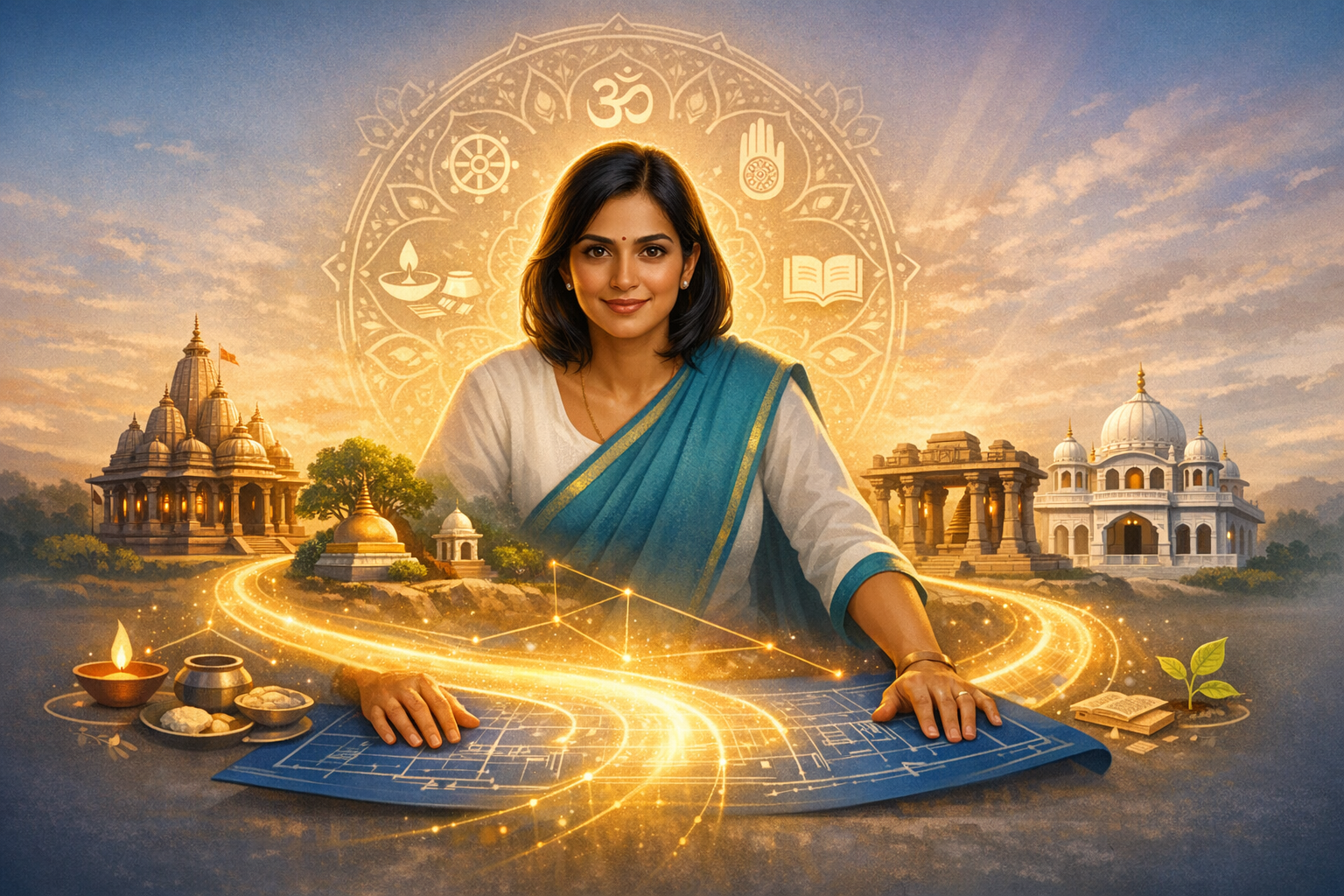 When She Leads, She Builds: Shakti Leadership Uniting Hindu, Buddhist, Jain, and Sikh Paths