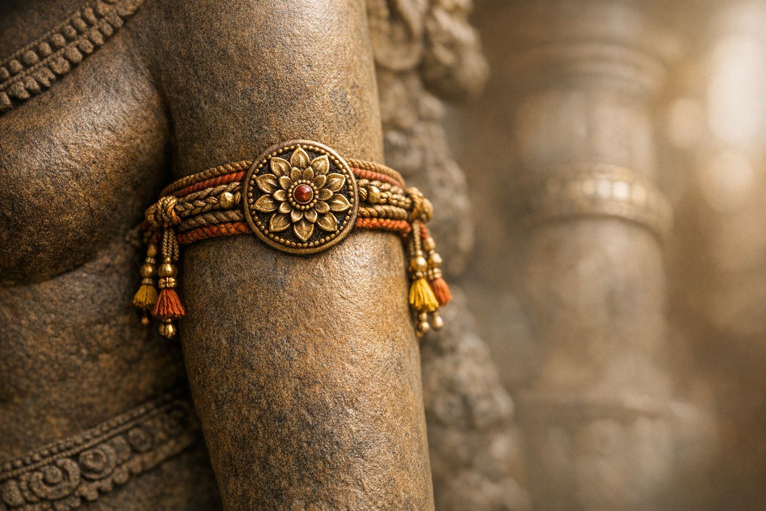 Bahubandha Unveiled: How the Sacred Tied Armlet Embodies Power in Hindu Temple Sculpture