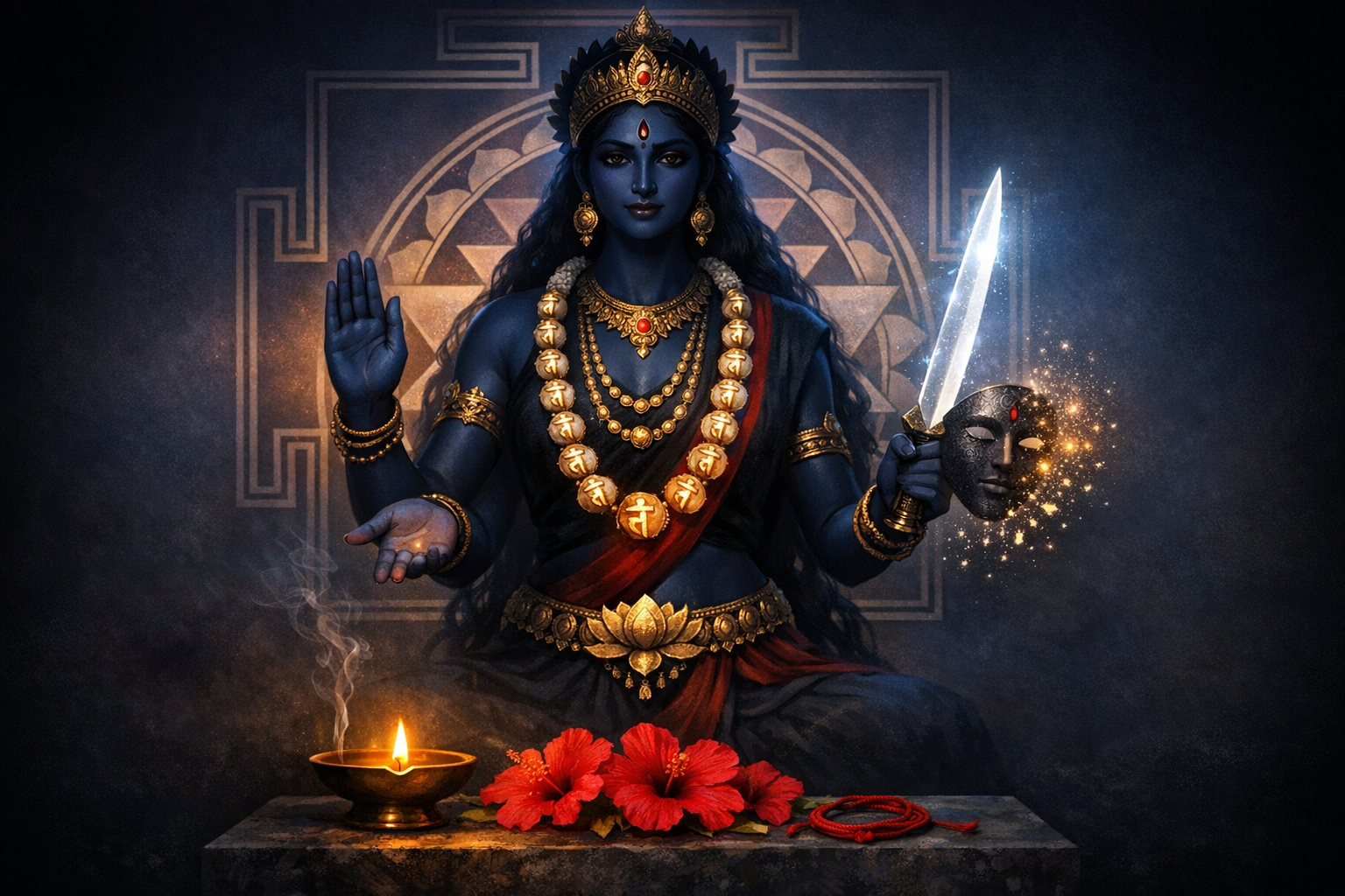 Raksha Kali: Fierce Protector of Dharma—Iconography, Mantras, Ritual Practice, Living Devotion