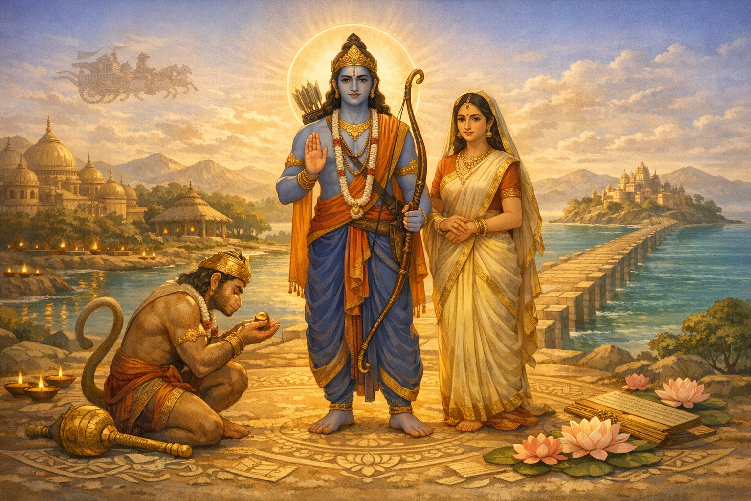 Ramayana in Brief: A Powerful, Immersive Summary of Lord Rama’s Epic, Dharma, and Legacy