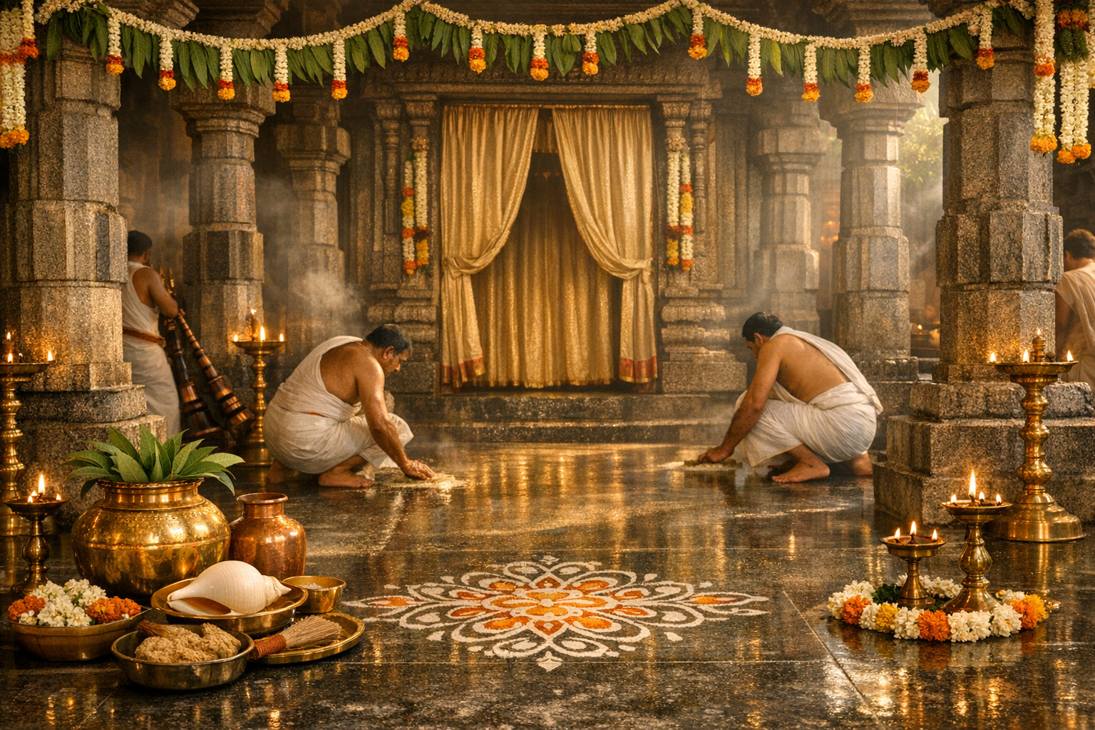 Experience Sacred Renewal: Tiruchanur Koil Alwar Thirumanjanam—28 Apr 2026, Vasantotsavams Prelude