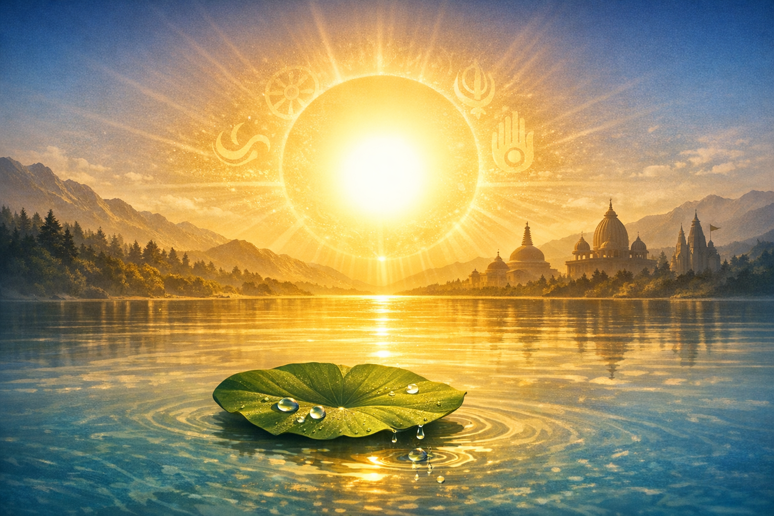 Unattached Like the Sun: Dharmic Wisdom on the Divine Light That Impartially Illumines All