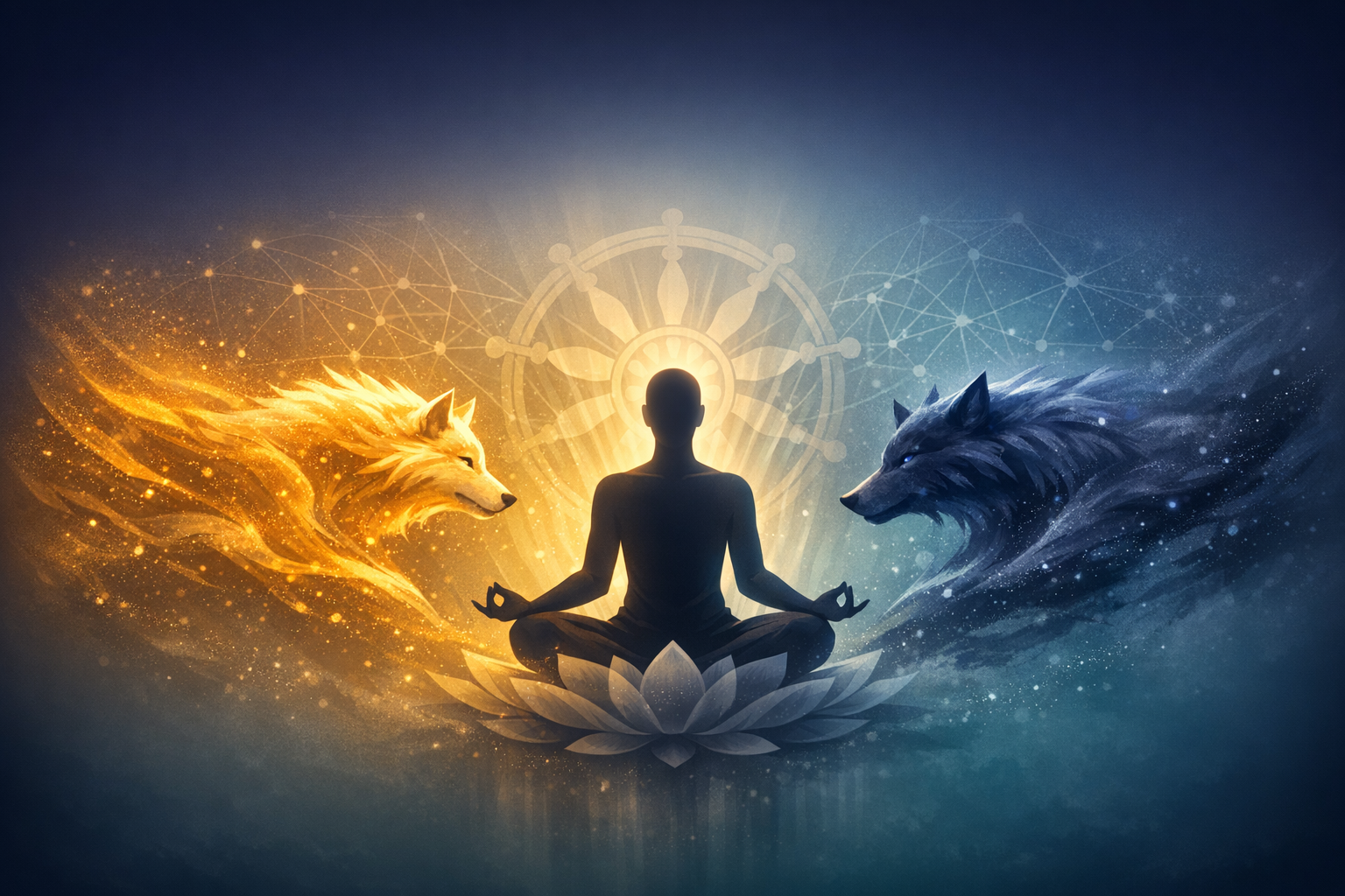 The Two Wolves Within: A Science-Backed Dharmic Guide to Mastering Inner Conflict