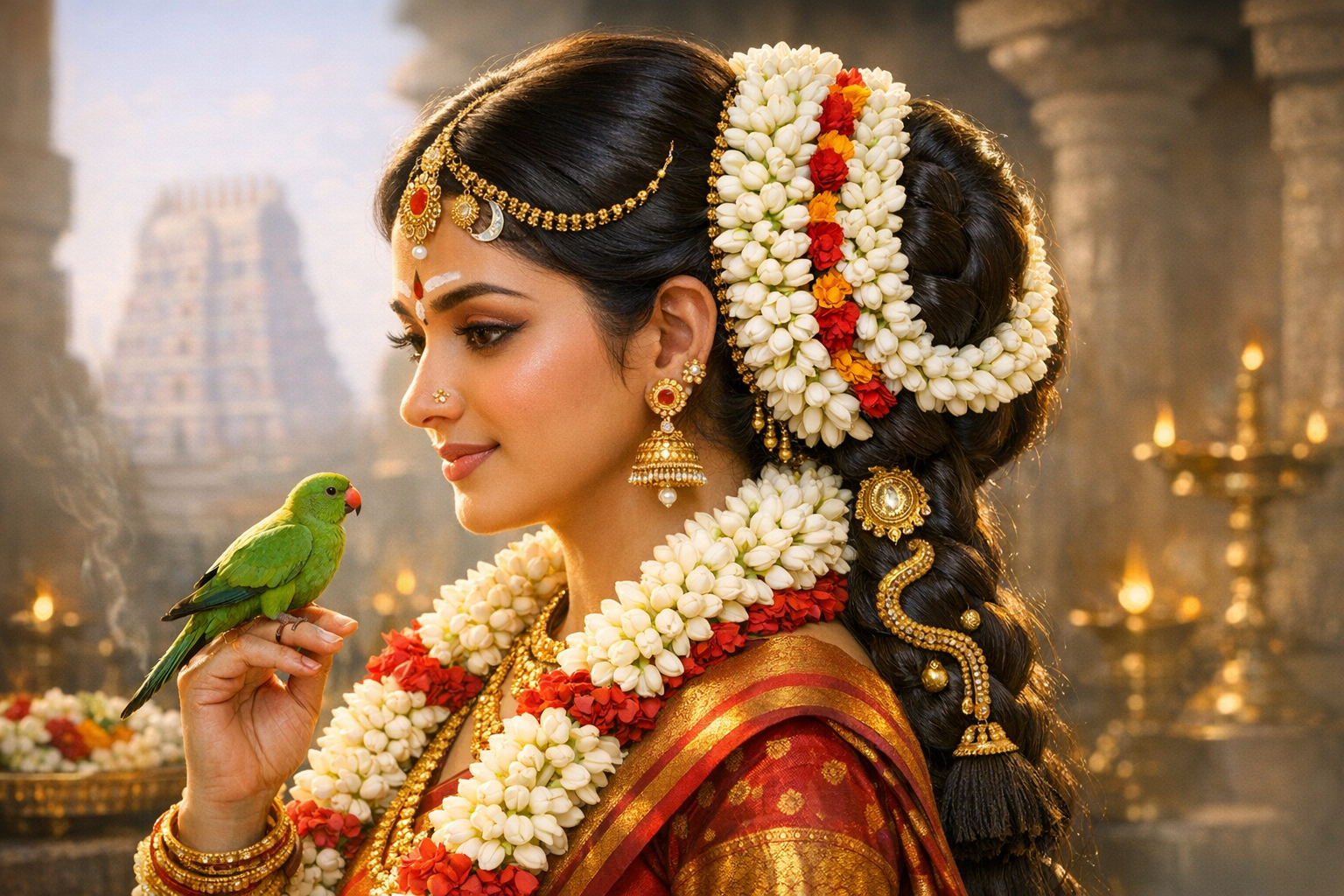 Andal Kondai Unveiled: Iconography, Ritual Craft, and the Living Heritage of Goda Devi