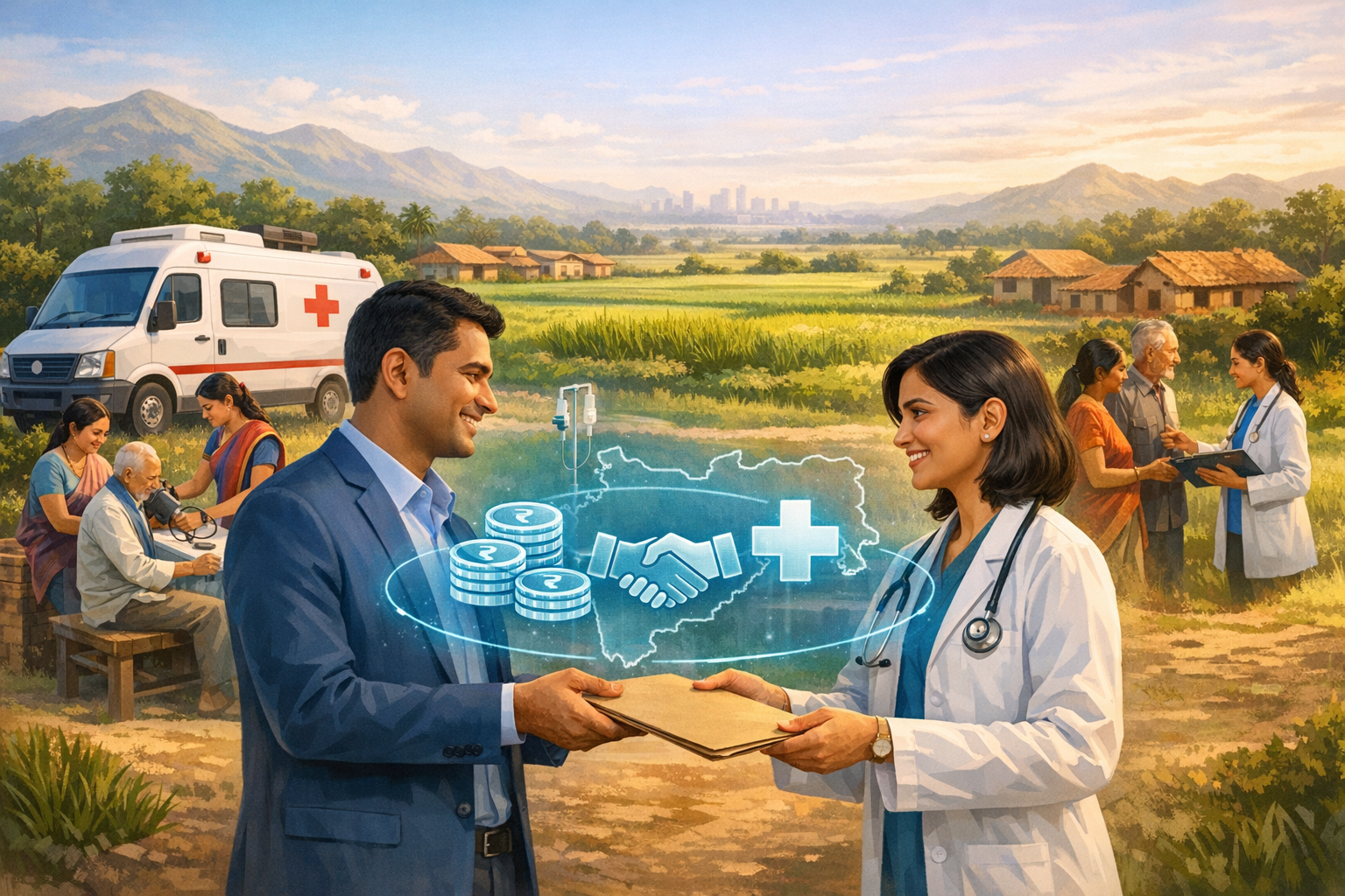 Transformative ₹2 Crores SBI Foundation Grant Fuels ISKCON GEV’s Rural Healthcare Mission