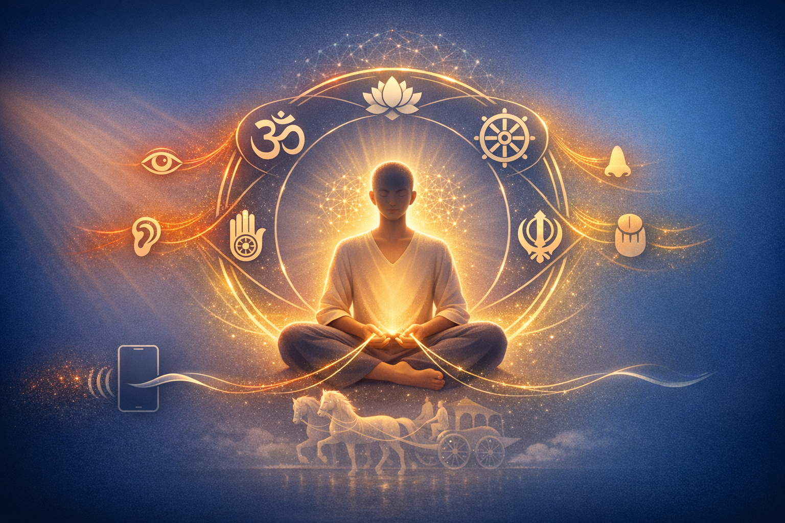 Beyond the Senses’ Trap: Dharmic Science of Lasting Joy across Hindu, Buddhist, Jain, Sikh