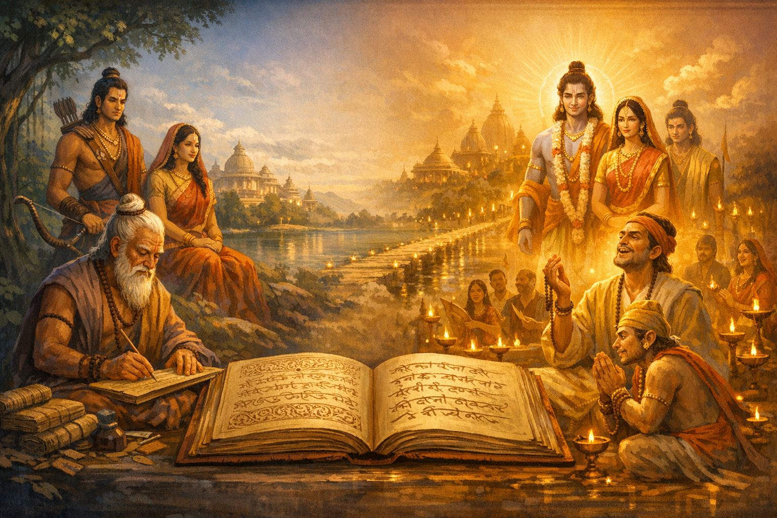 From Valmiki to Tulsidas: Rama’s Journey from Human Ideal to Supreme Divine—Explained