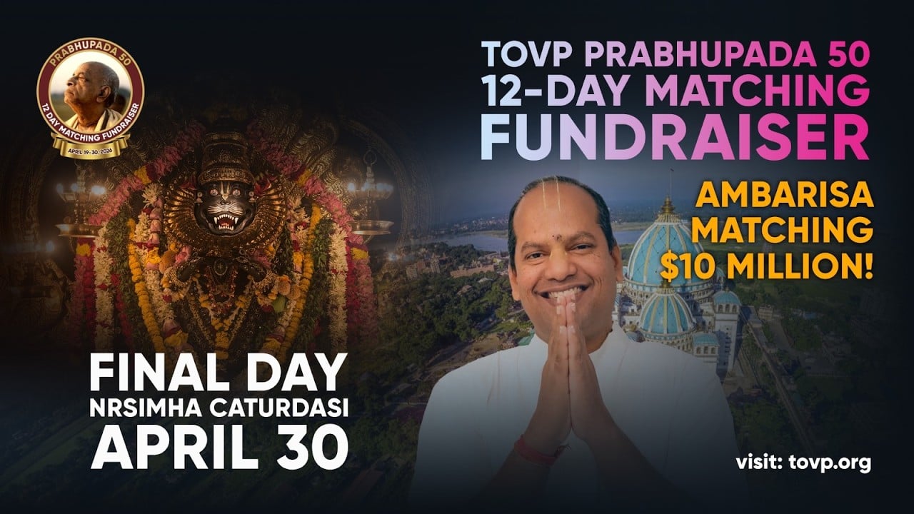 Inside TOVP’s Countdown: Prabhupada 50 Grand Opening Vision and the Nrsimha Caturdasi Finale