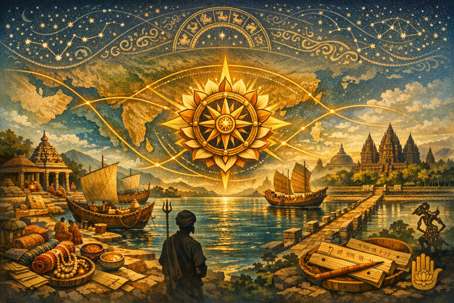 Timeless Vedic Currents in the East: Trade, Dharma, and the Making of Asia’s Civilizations